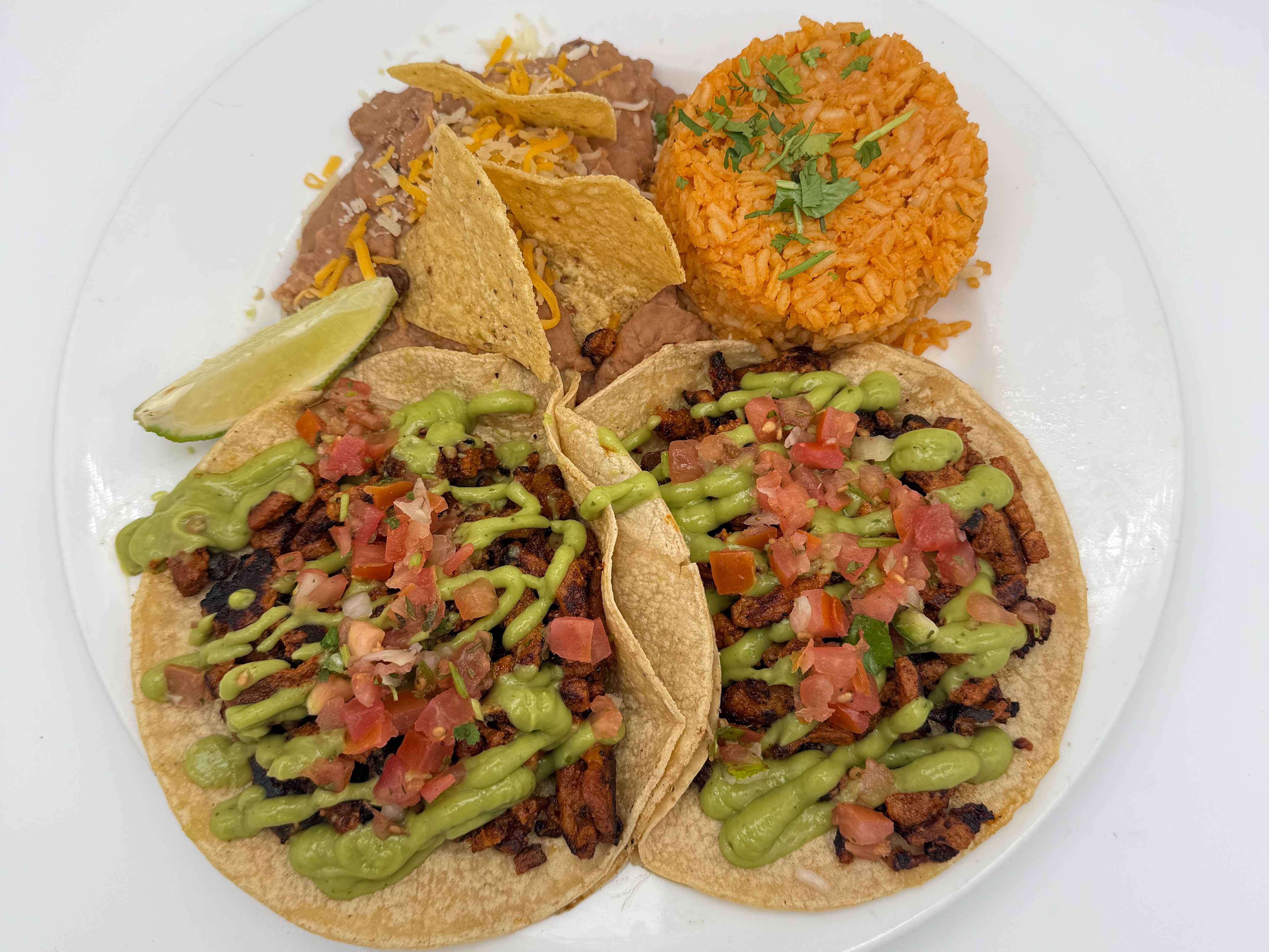 Combo#8 2Tacos Al Pastor Plate