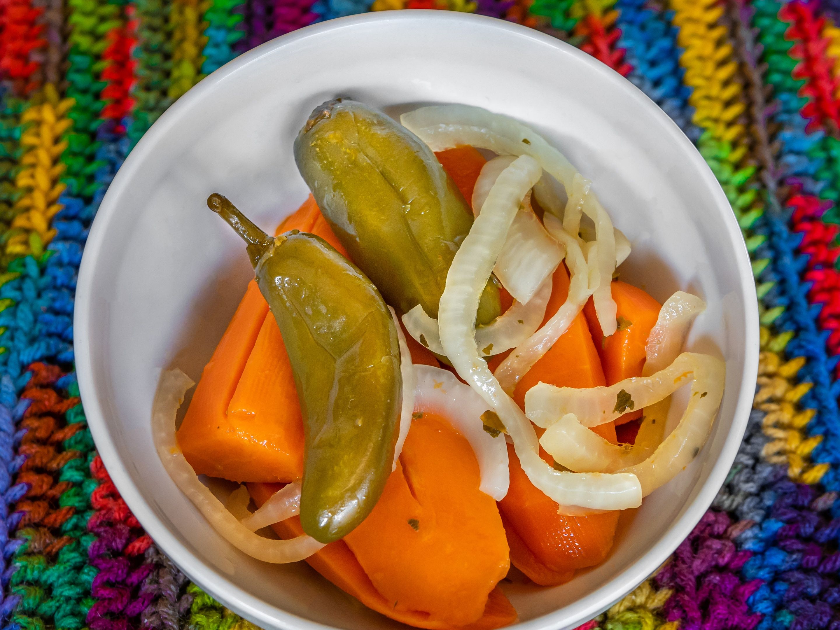 Bag of Carrots/Jalapenos.