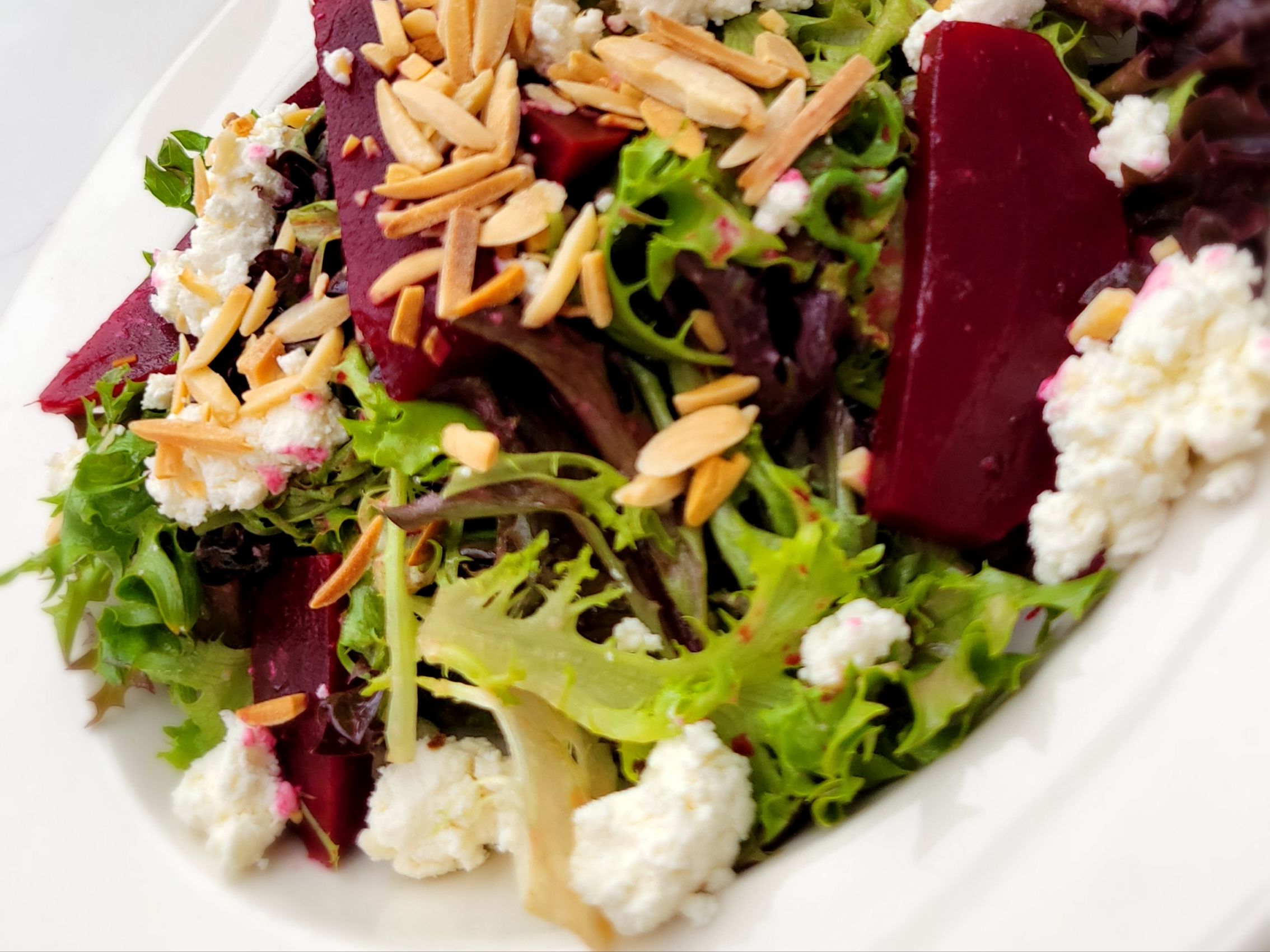 Beet & Goat Cheese Salad.