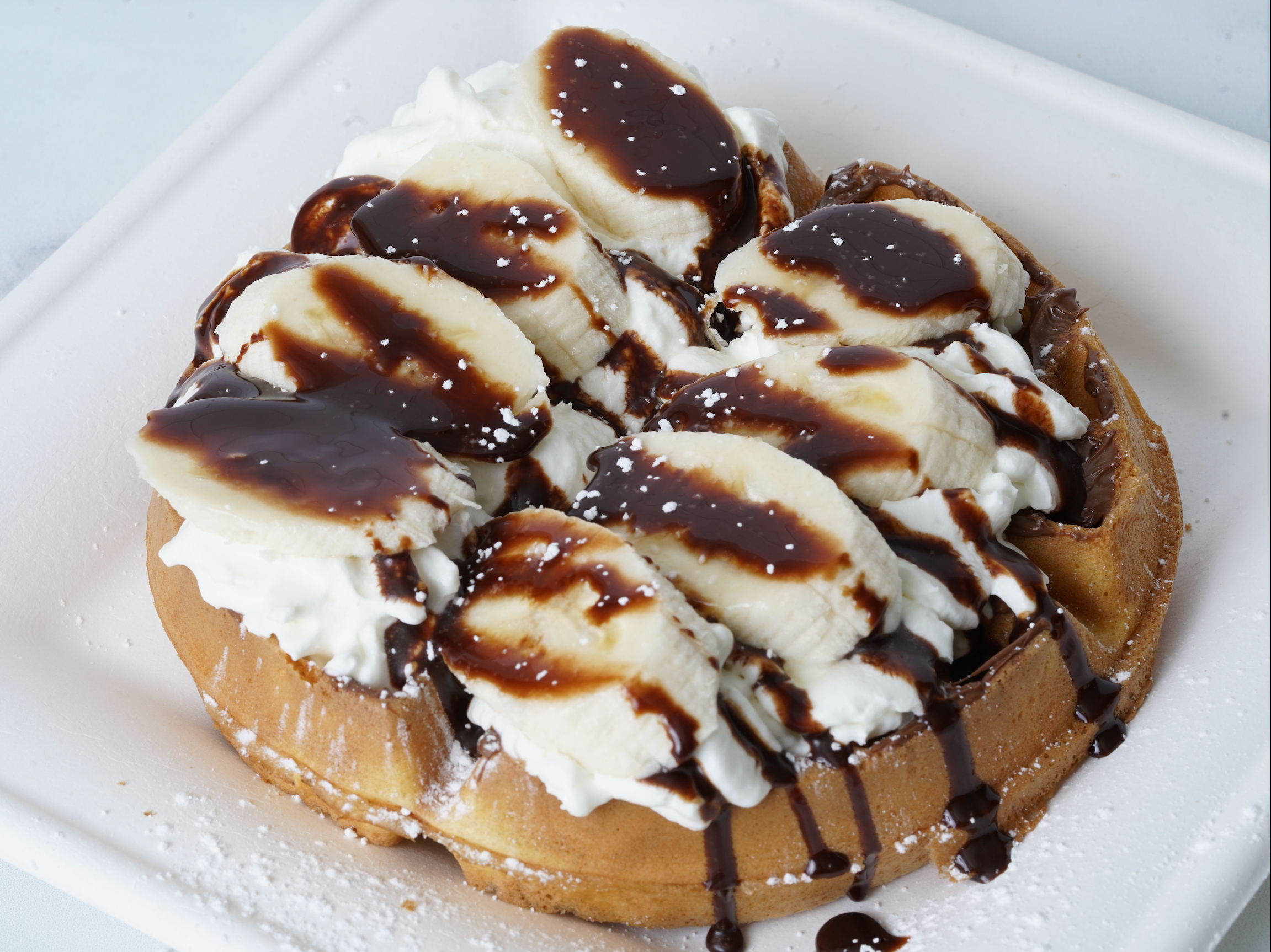 Nutella Banana Waffle.