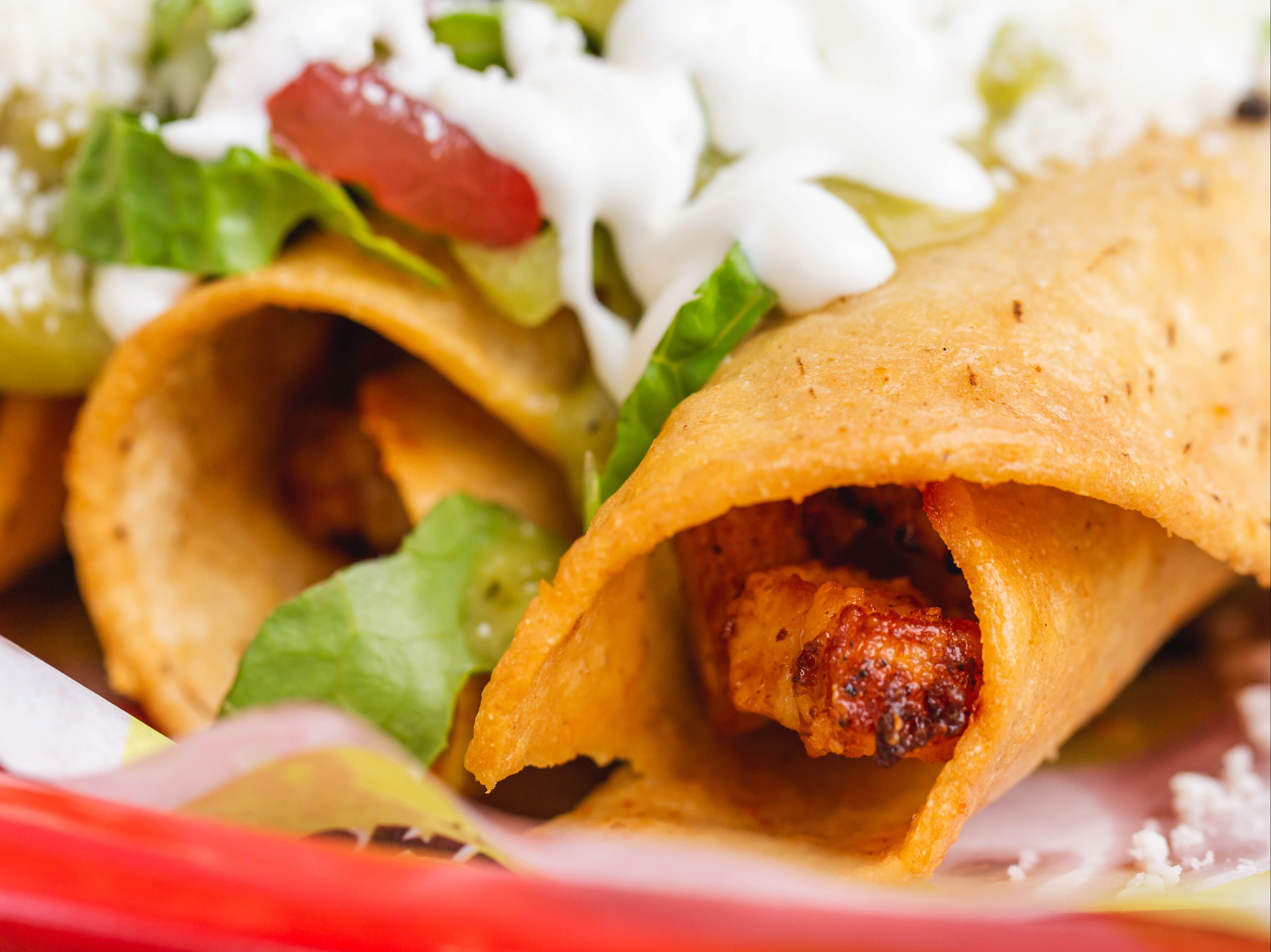 Chicken Taquitos (Flautas).