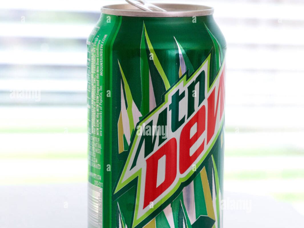 MOUNTAIN DEW.