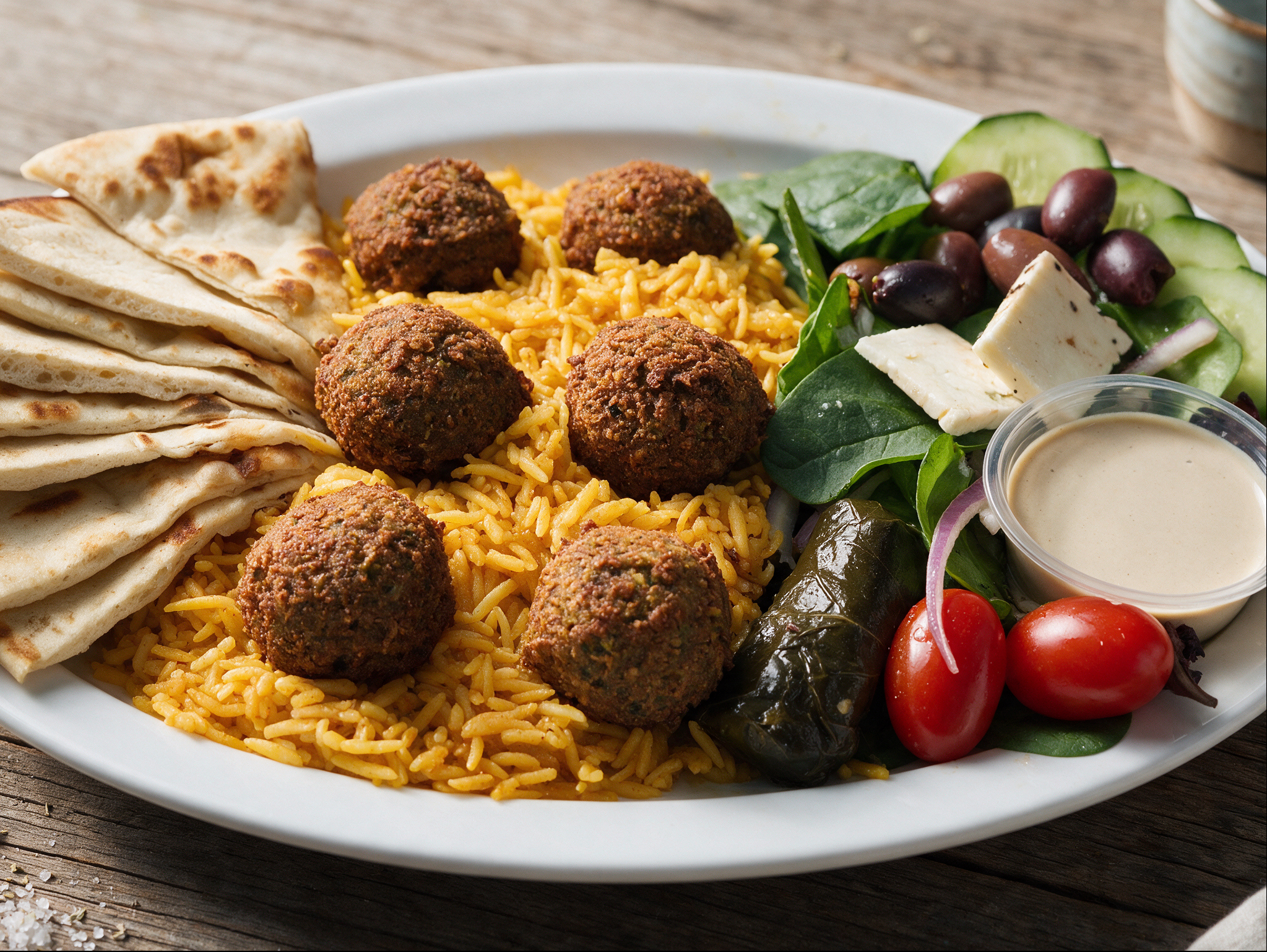Falafel Platter.