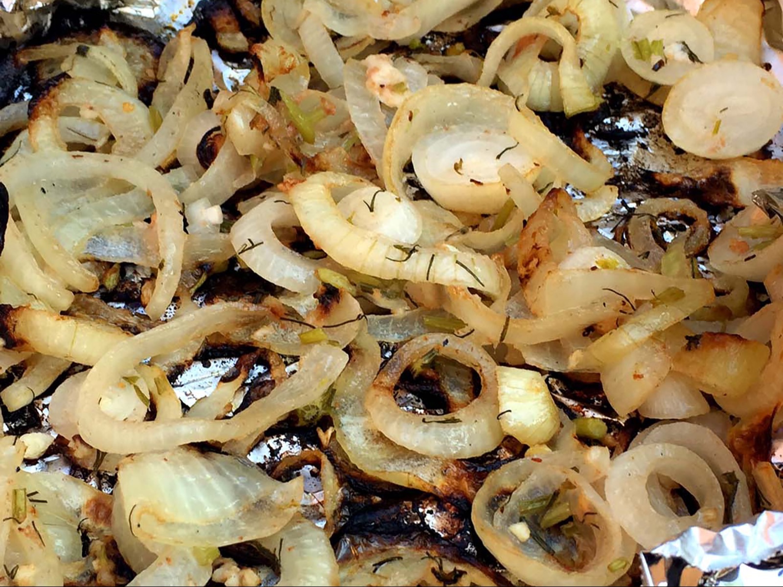 Grilled Onions.