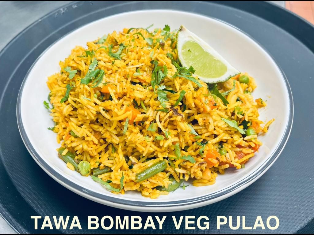 Tawa Bombay Veg Pulao (Vegan)
