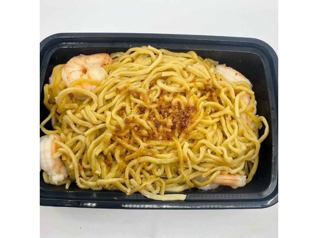 Garlic Noodles With Prawn.