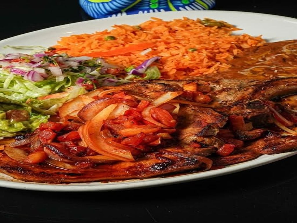 Steak A La Tampiquena.