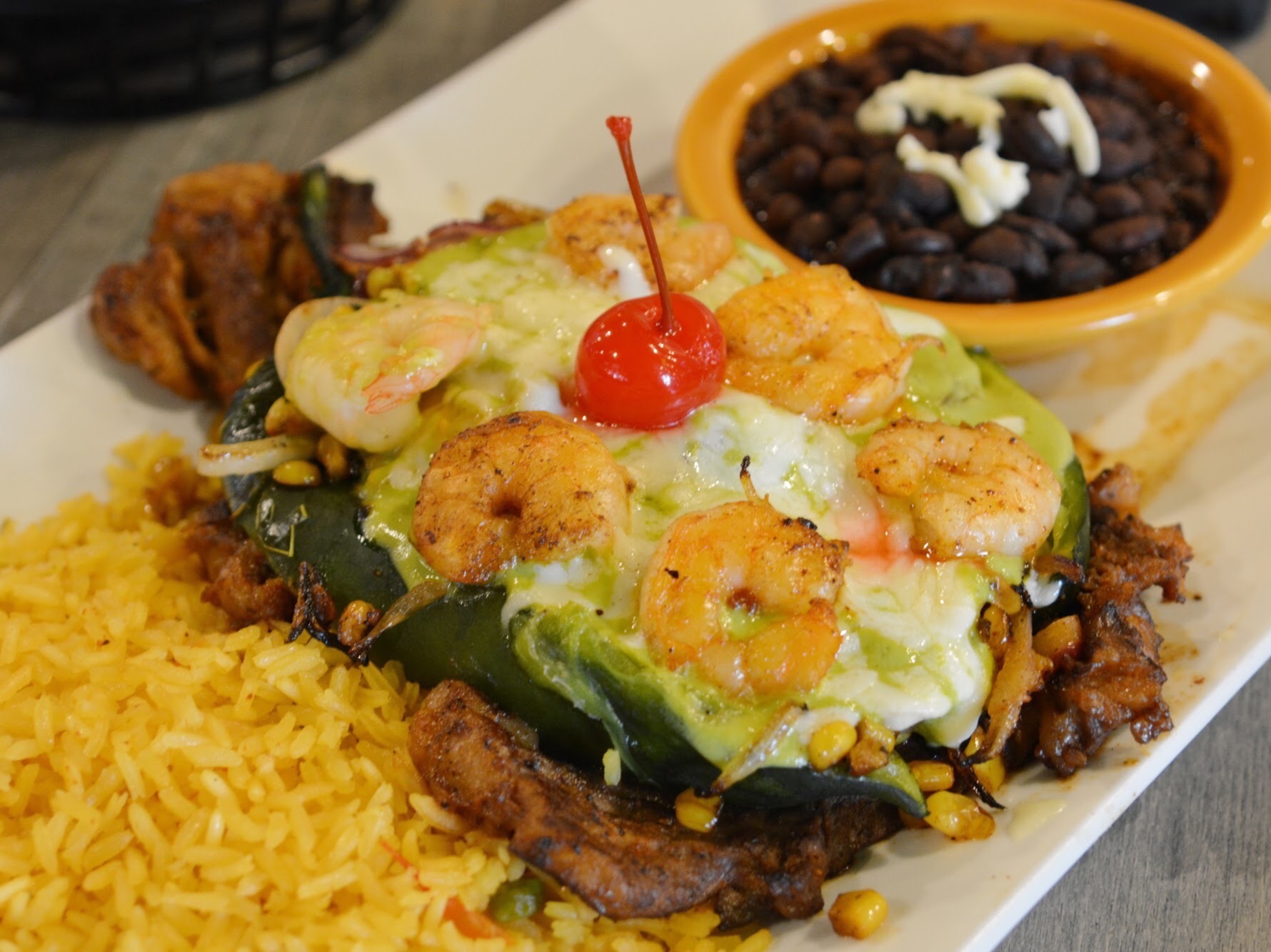 STEAK POBLANO.