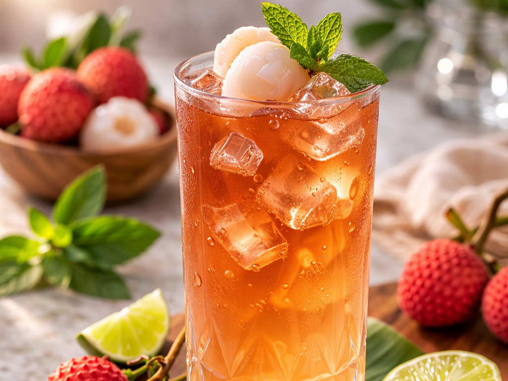 Lychee Iced Tea.