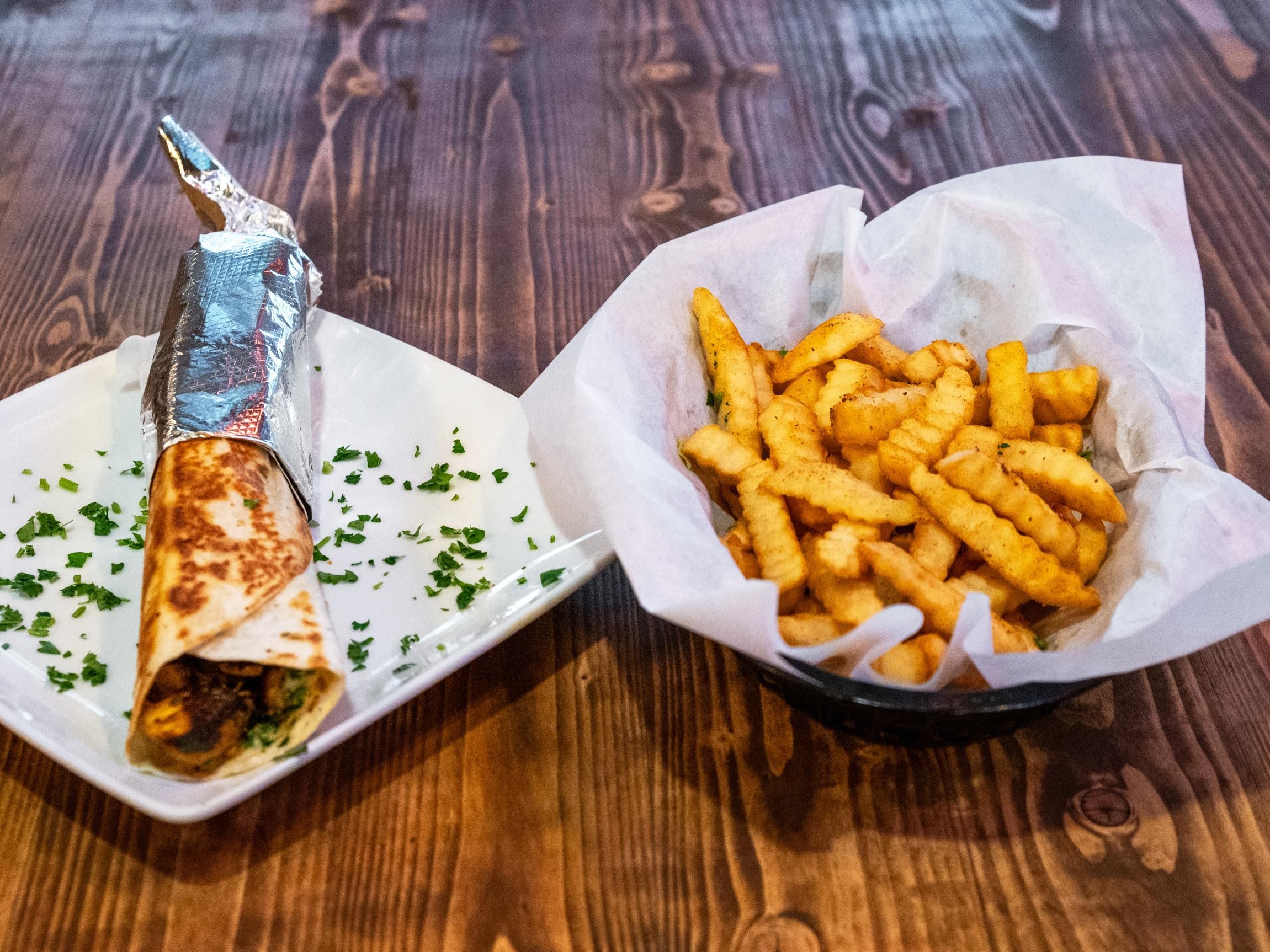 Chicken Shawarma Sandwich.