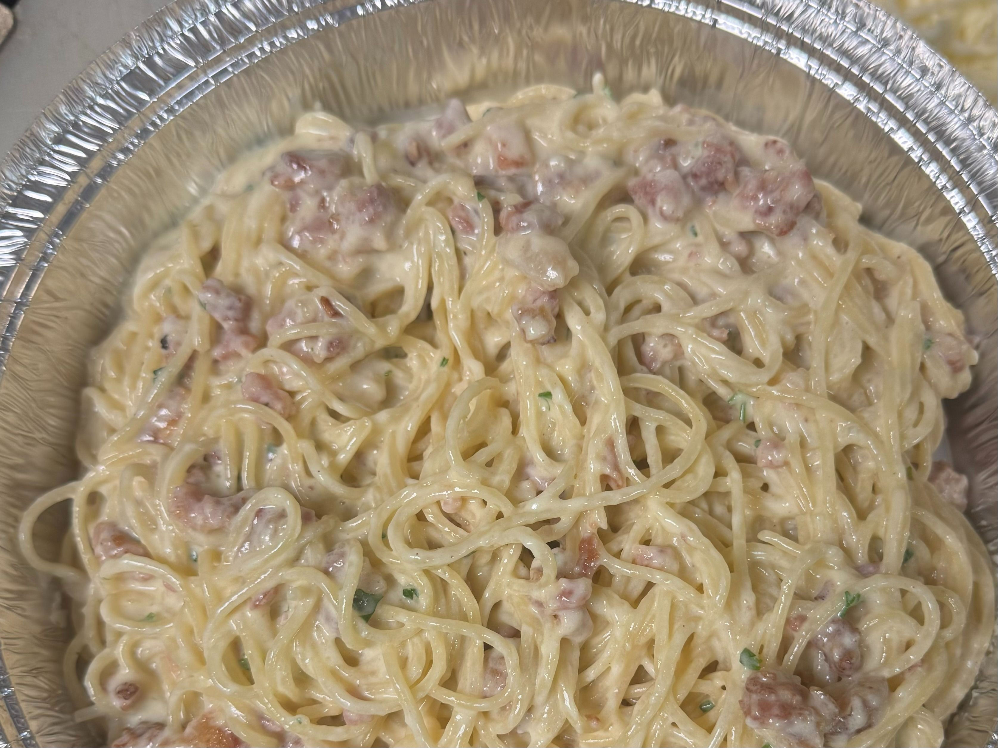 Pasta Carbonara.