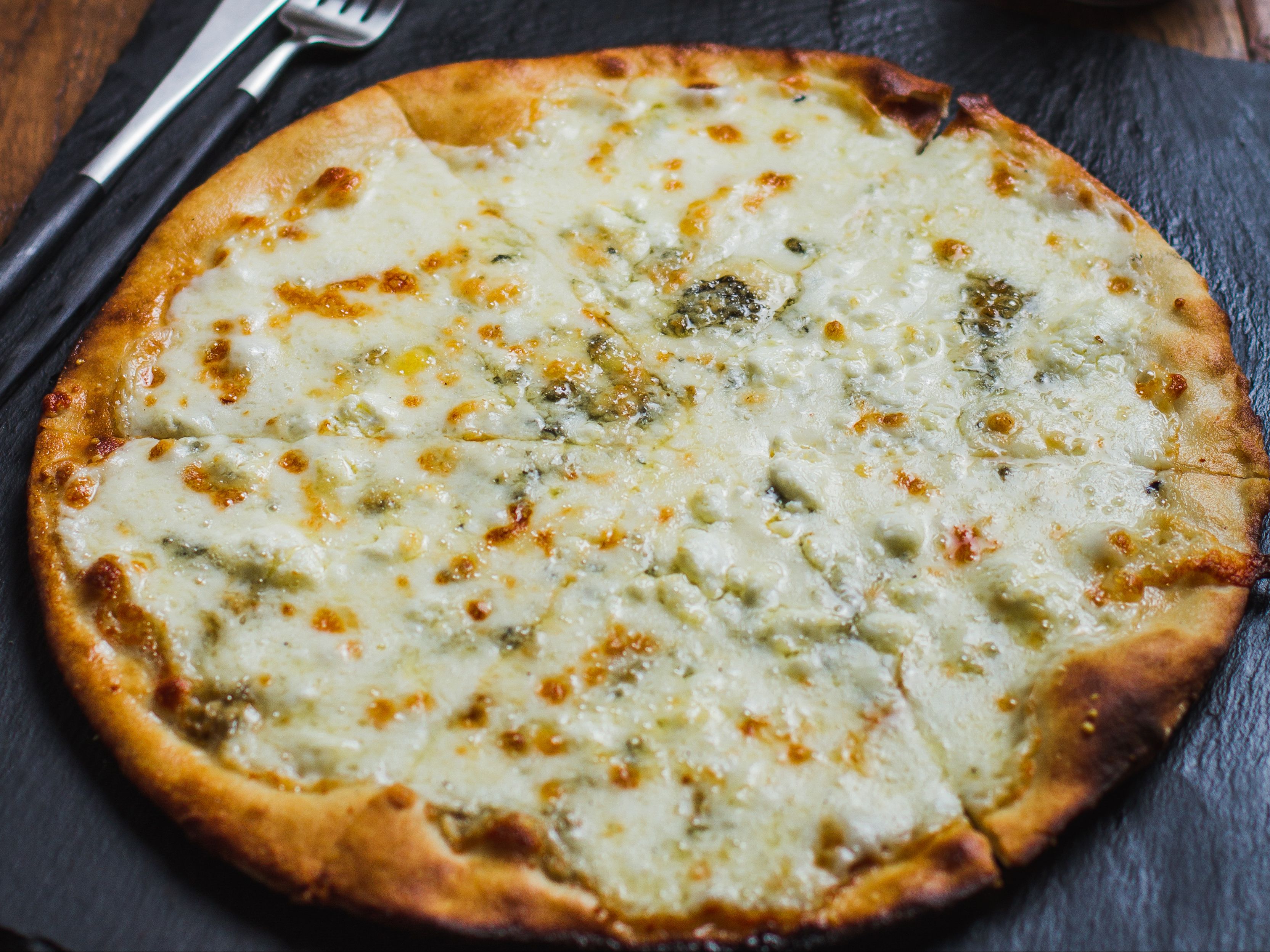 12" Quattro Formaggio Pizza.