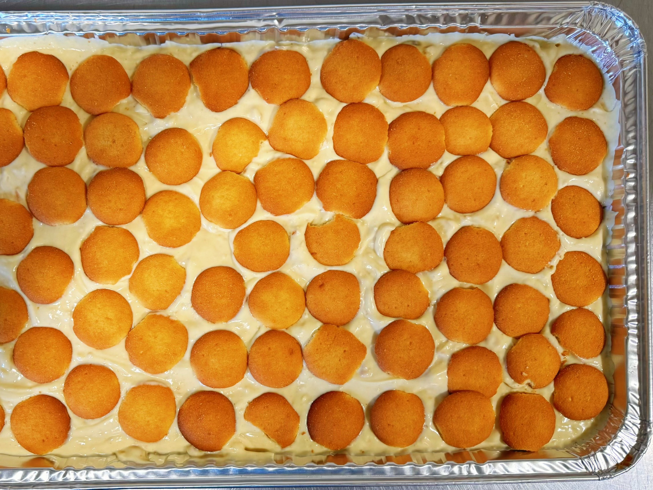 Large Full Tray Homemade Banana Pudding.