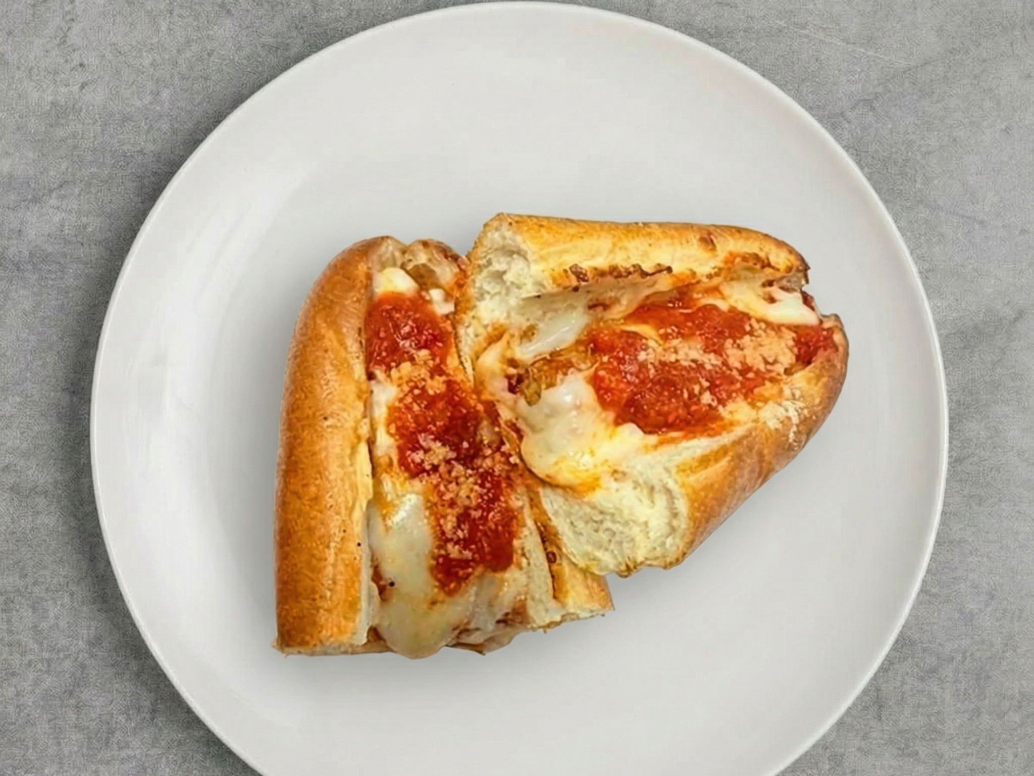 Meatball Parmigiana.