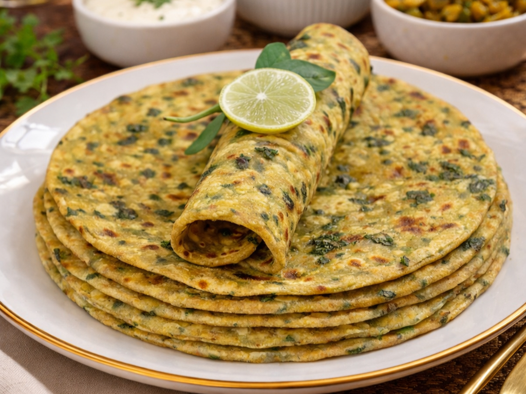 Methi Paratha.