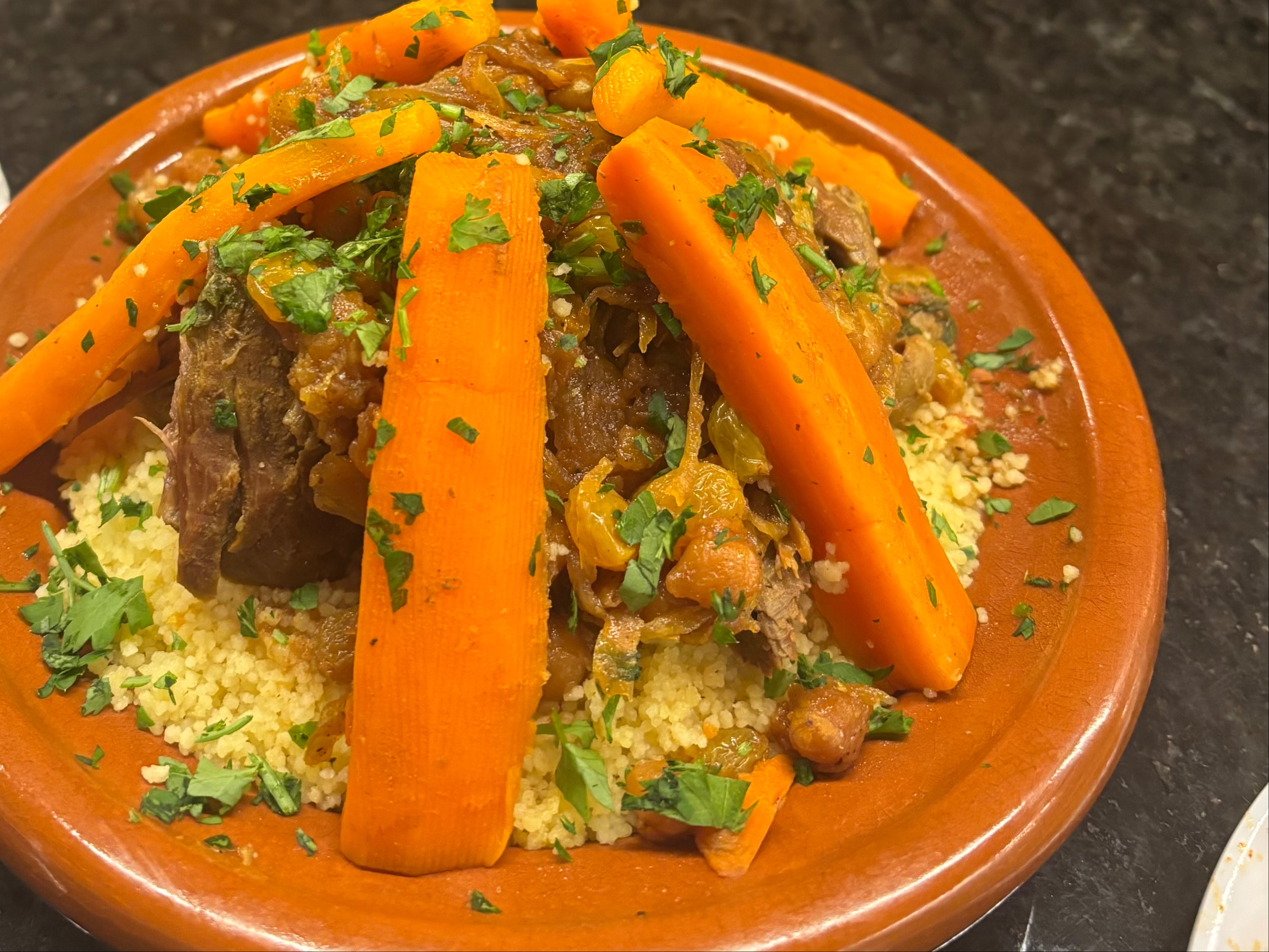 Couscous Plate with Tfaya