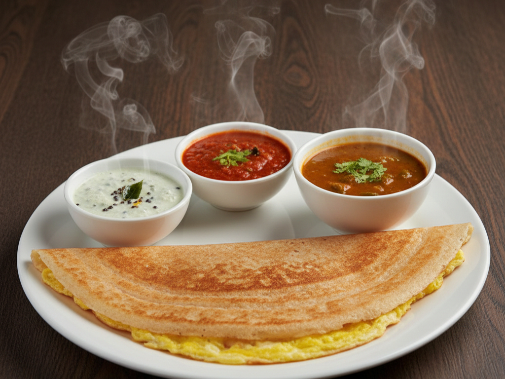 Egg Dosa.