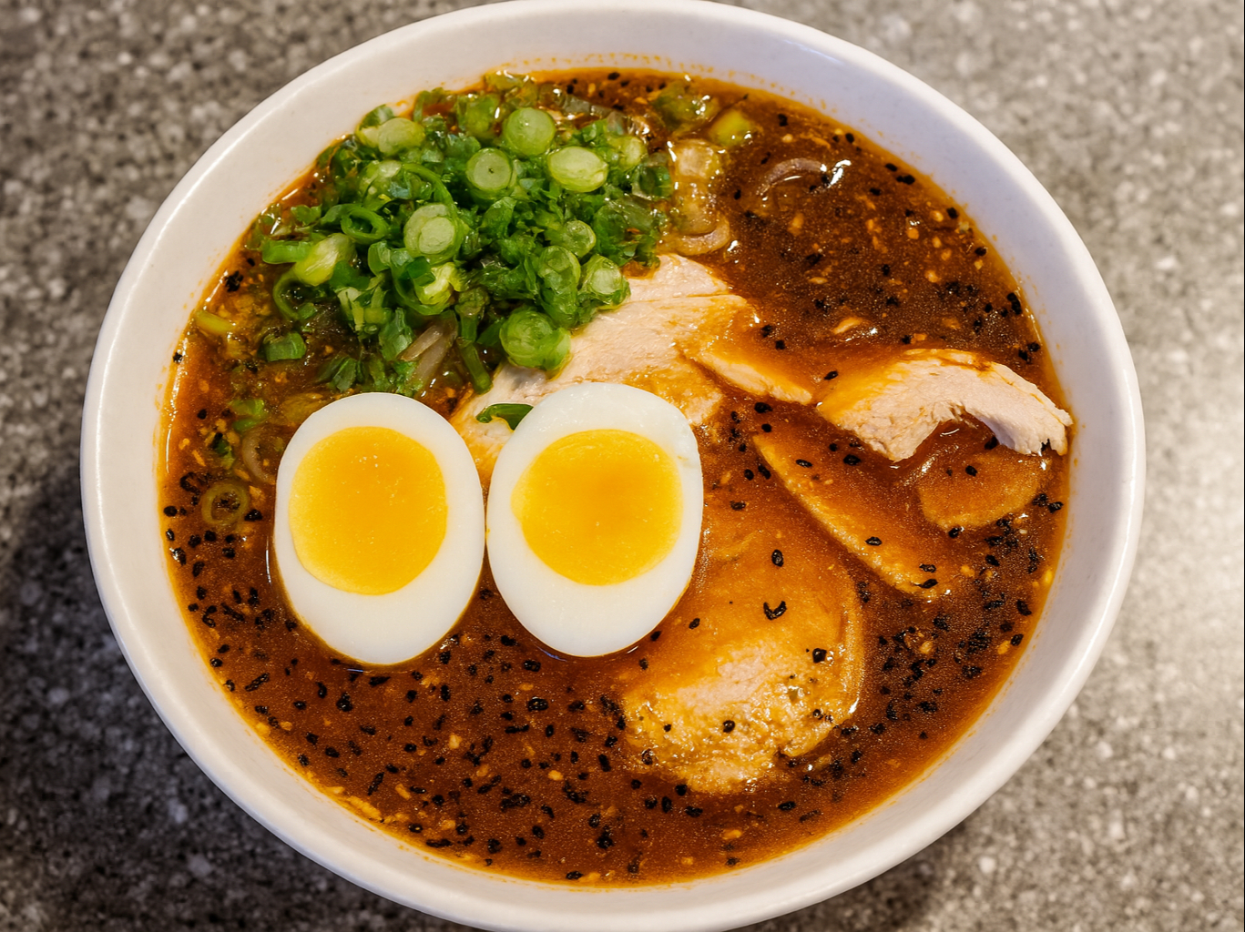 Spicy Oyako Shoyu Ramen.