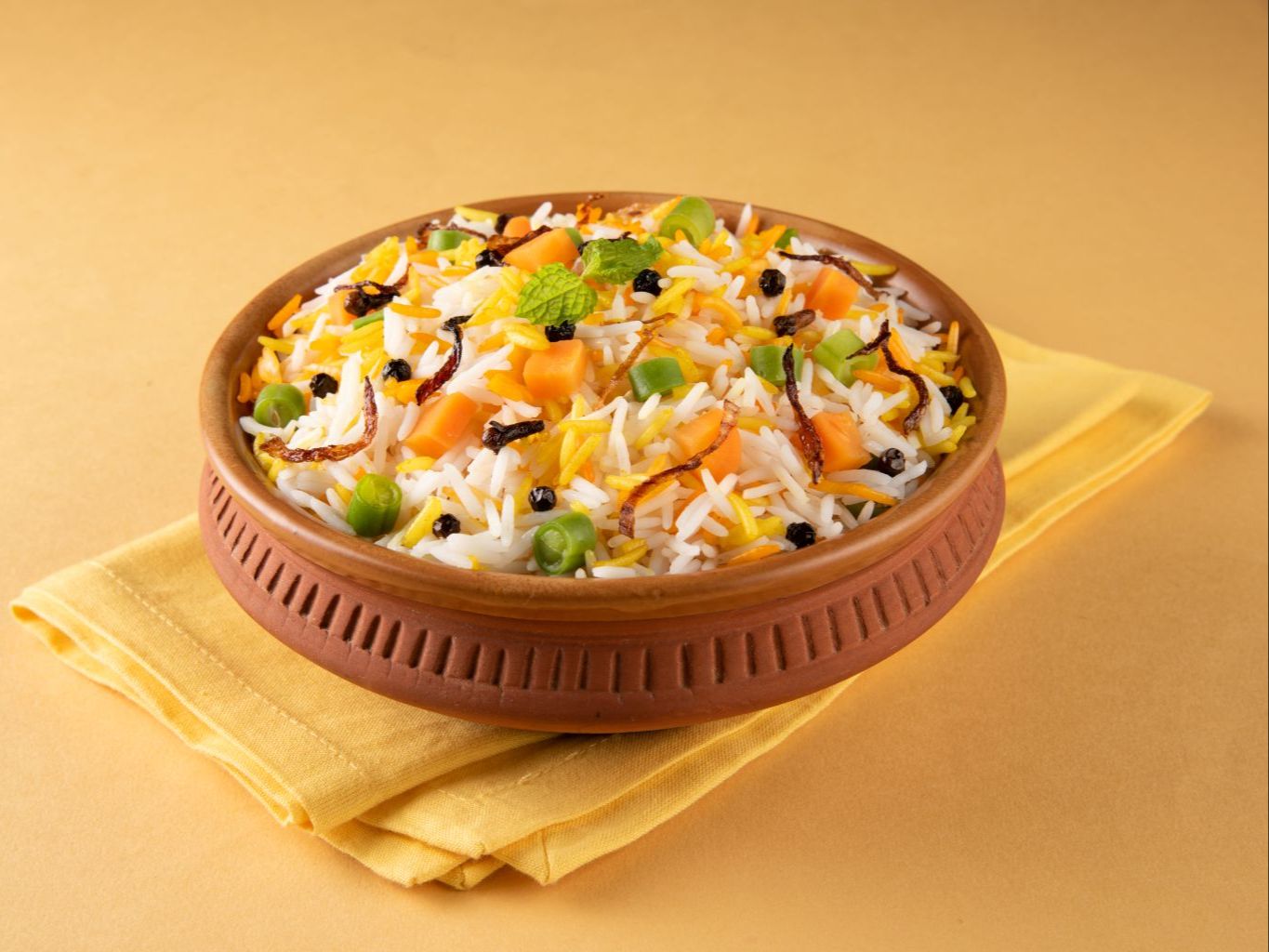 87. Vegetable Biryani Vegan.