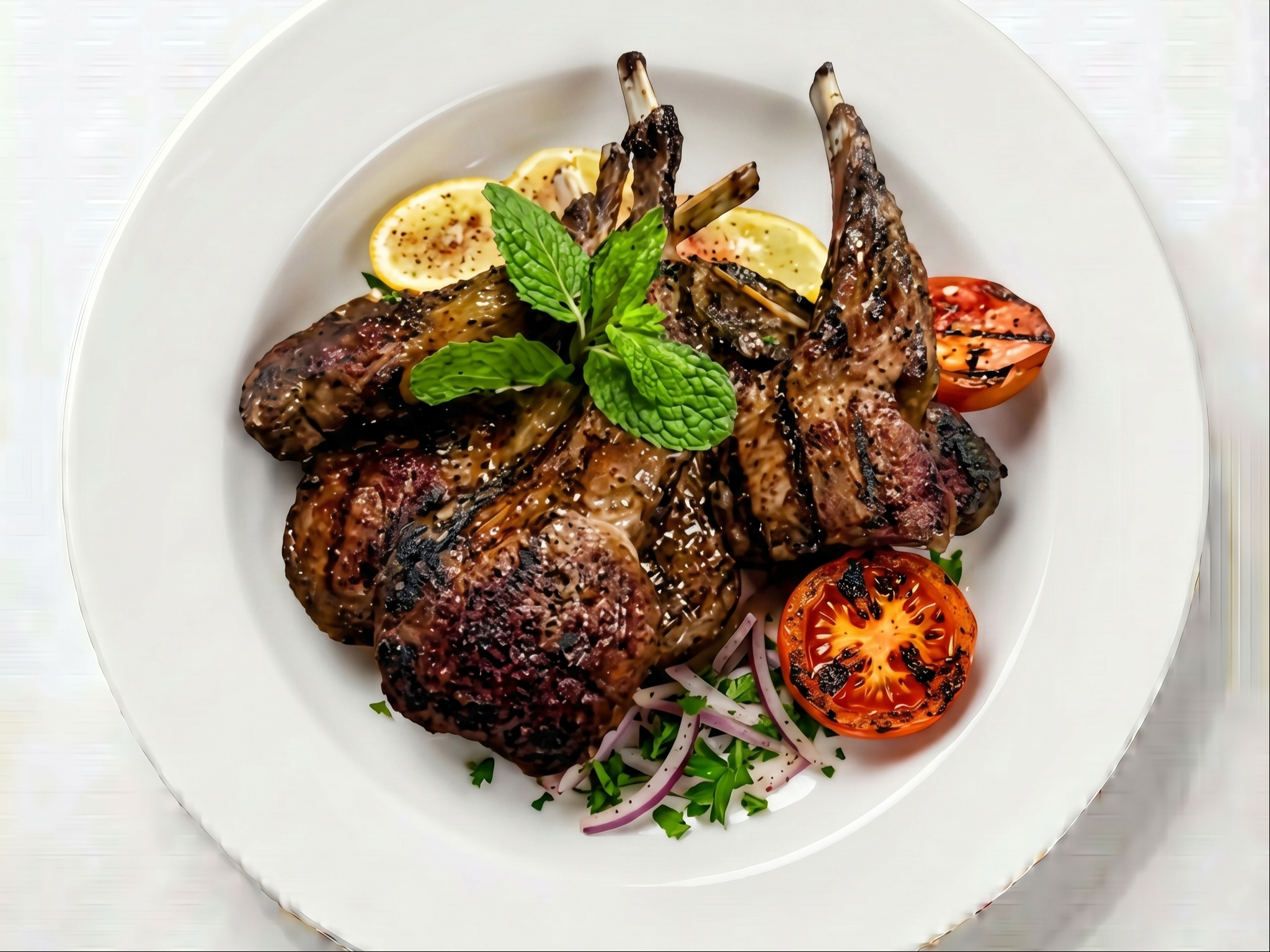 Lamb Chops Half Rack.