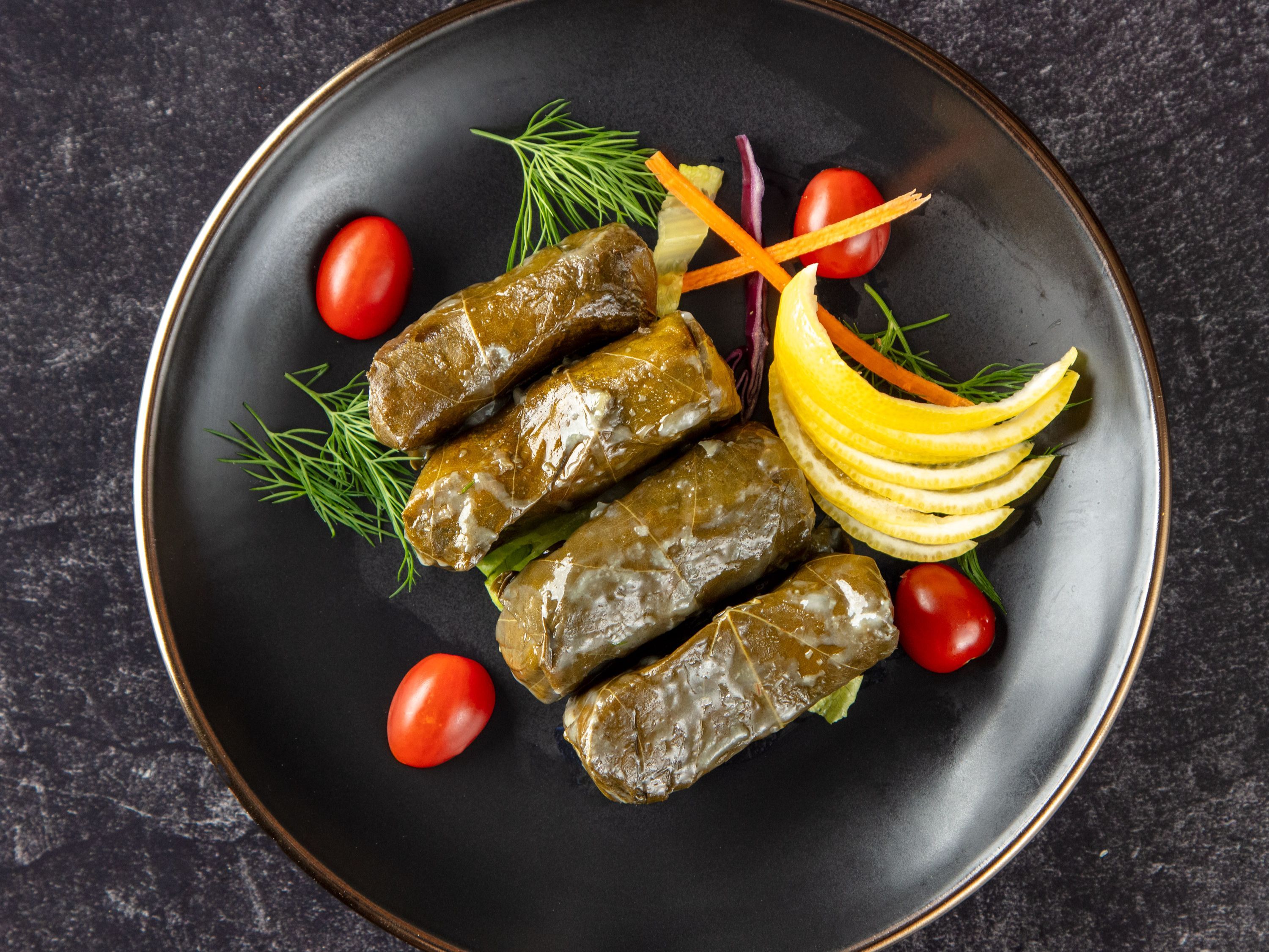 Stuffed Grape Leaves Catering.