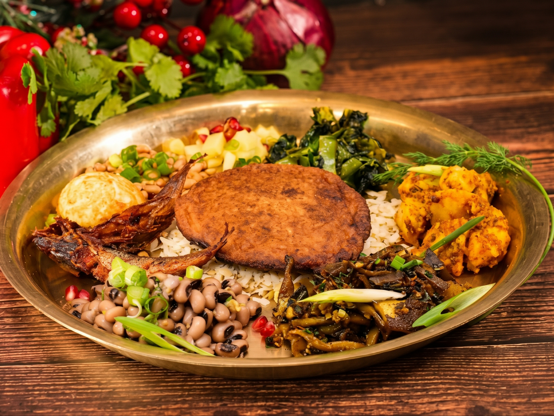 Newari Platter.