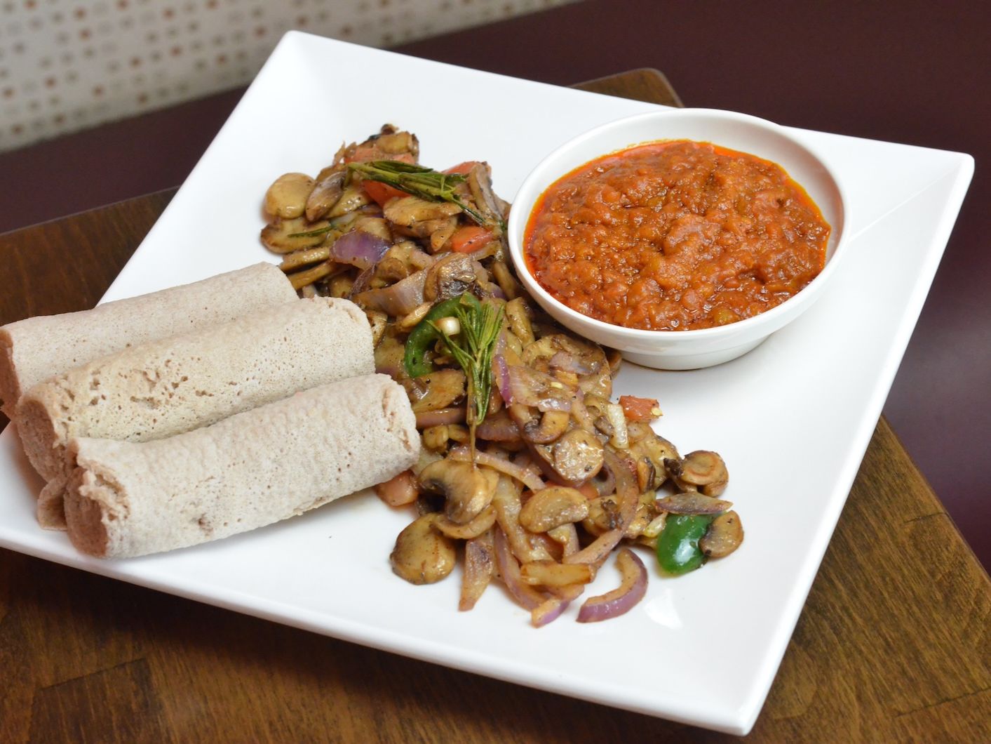 Daily Special Mushroom Tibs*.