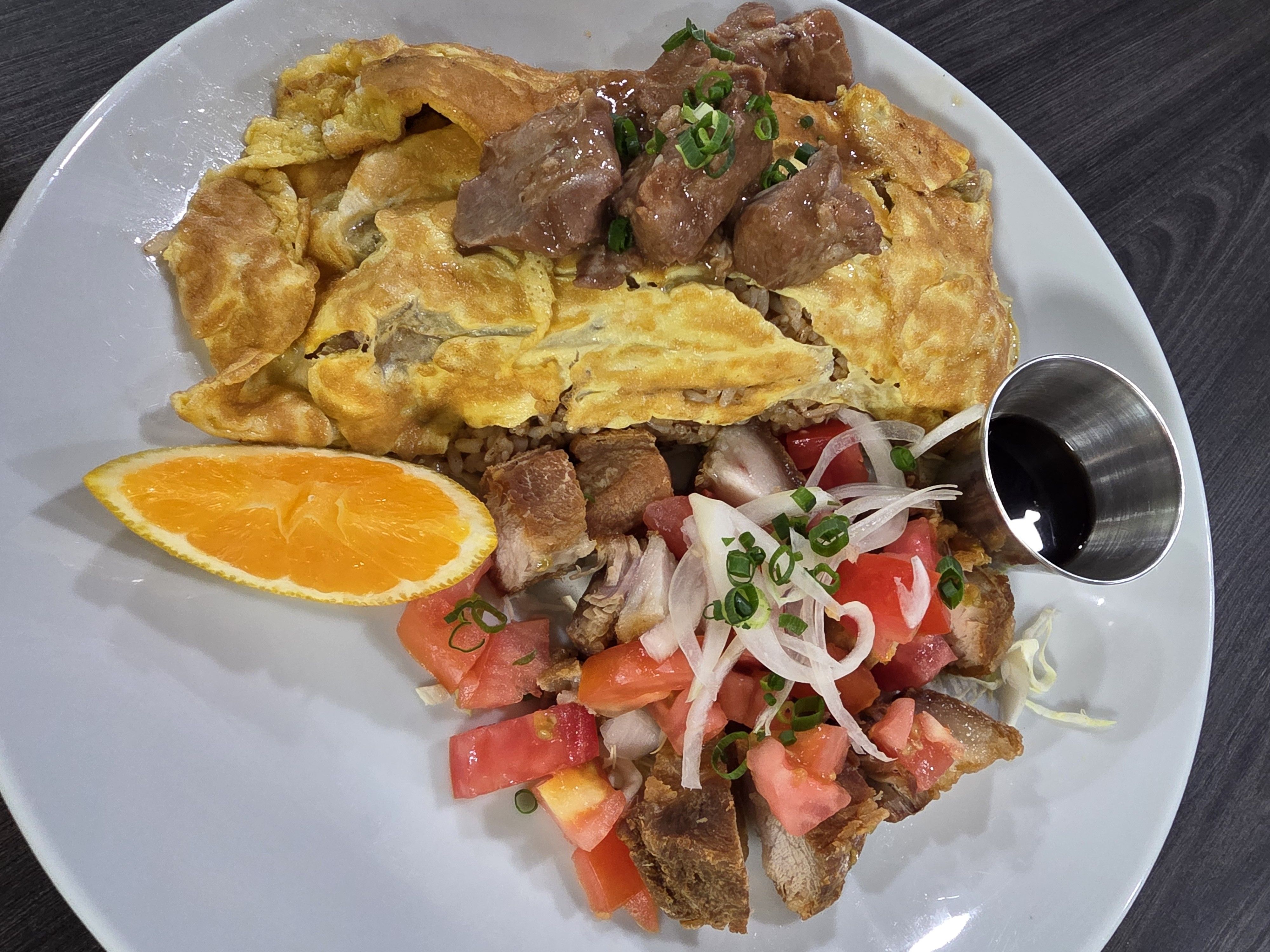 Adobo Omellete Combo