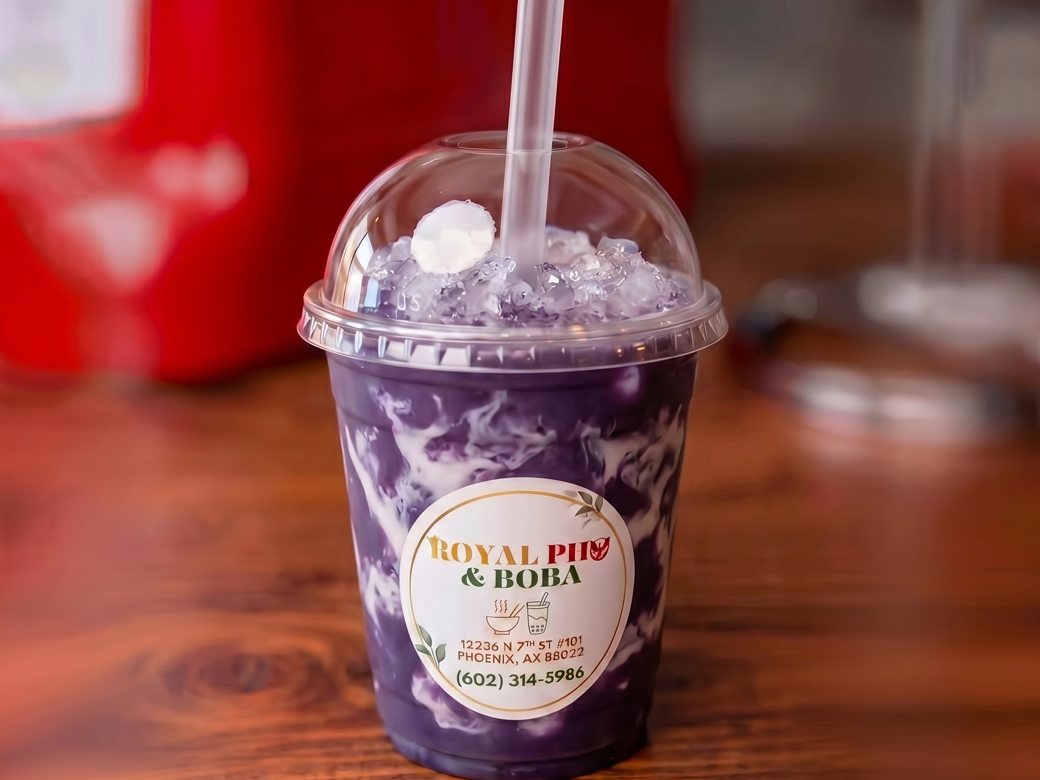 Ube Milk Tea.