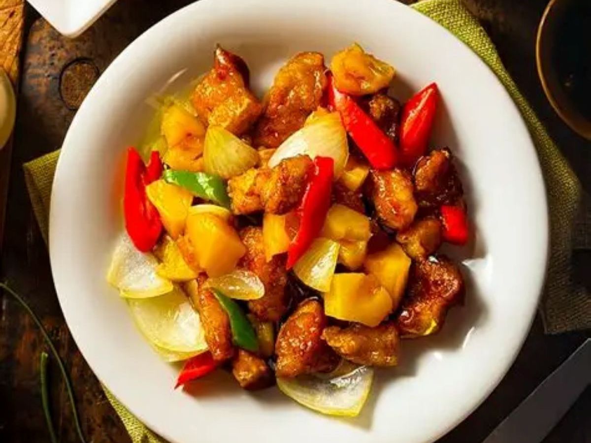 SP7. Sweet & Sour Pork Combo / Combo Heo Chua Ngọt / 糖醋里脊套餐.
