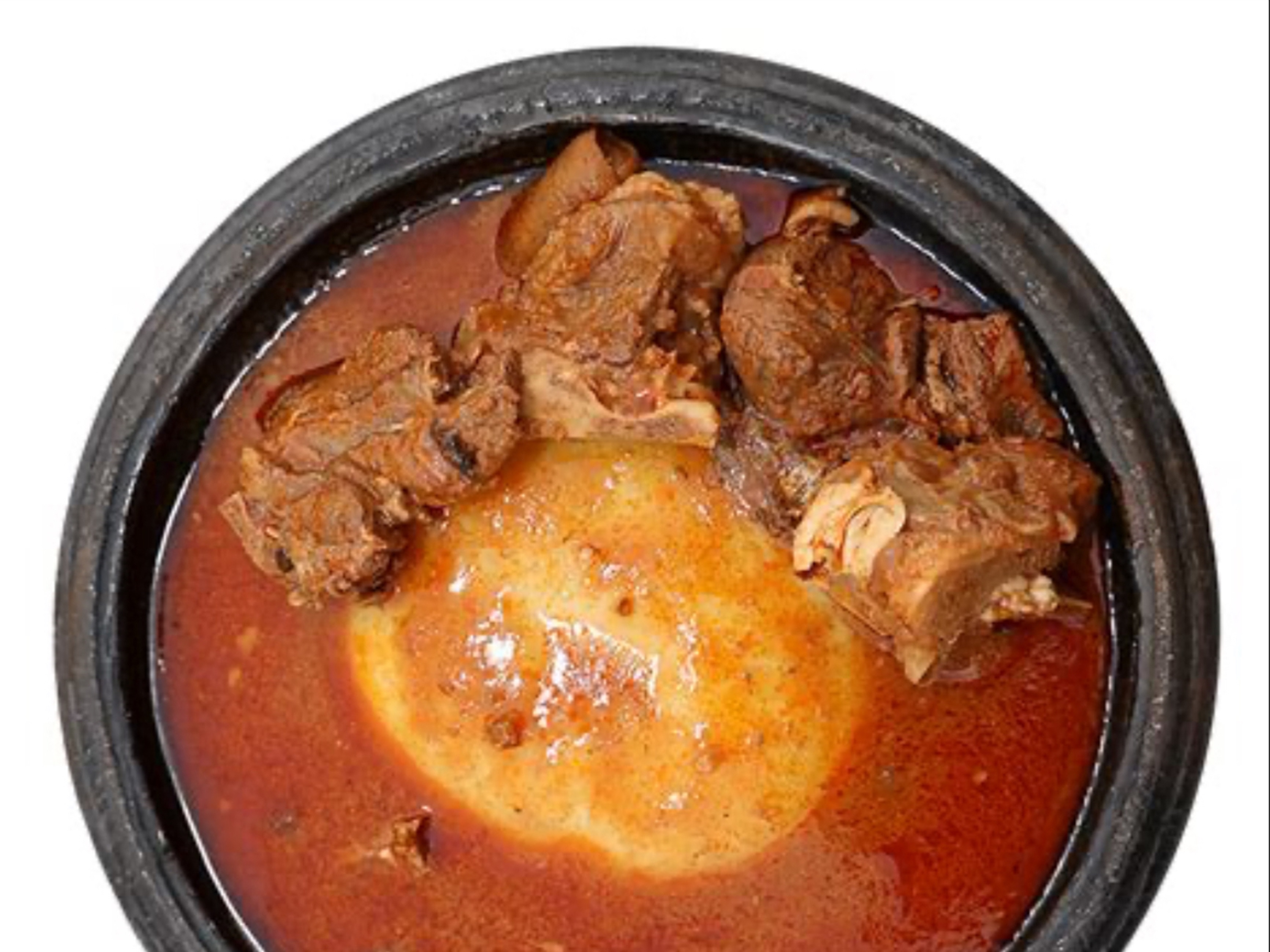 Fufu Light Soup w/ Goat.