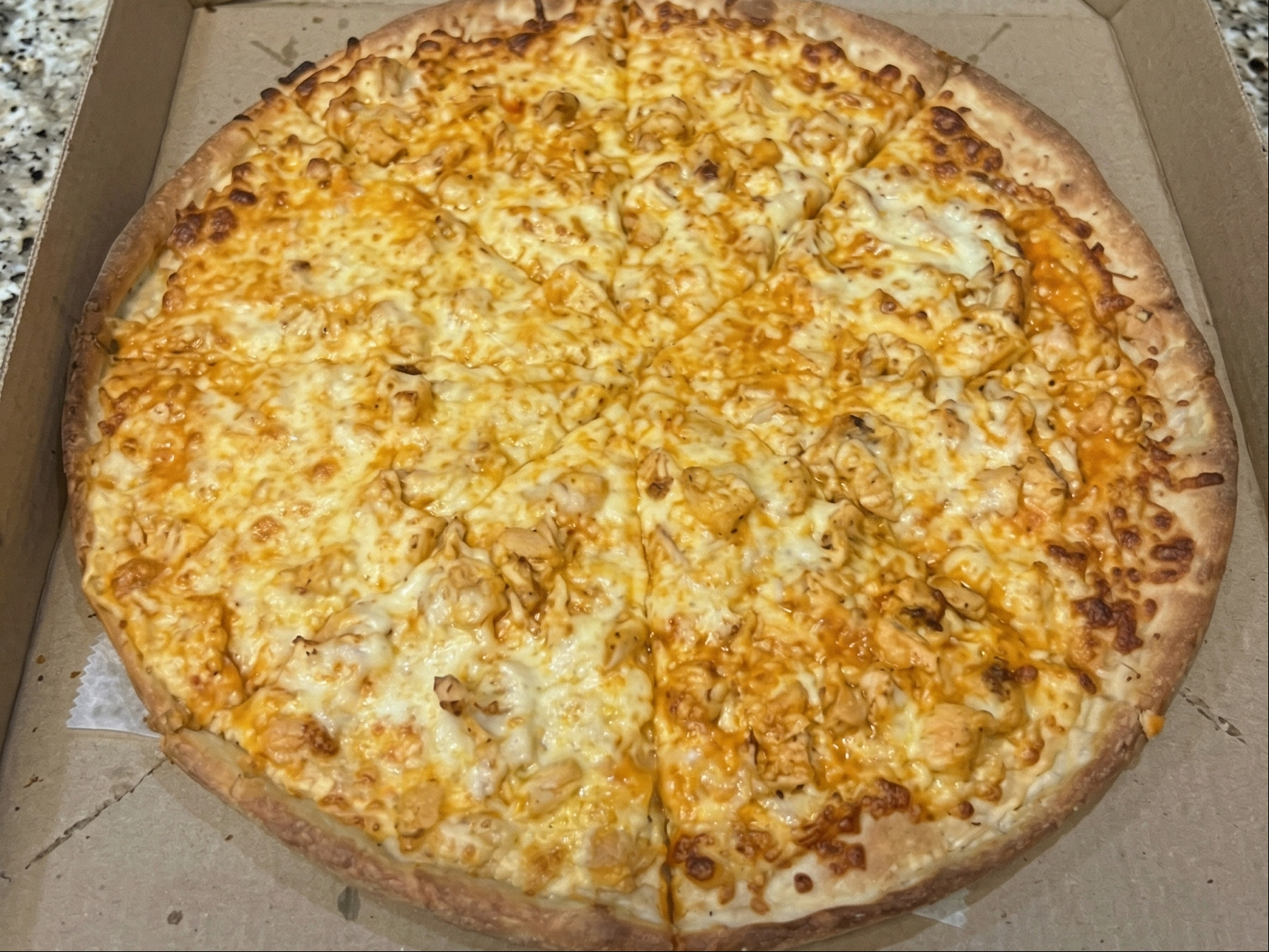 Buffalo Chicken Pizza.