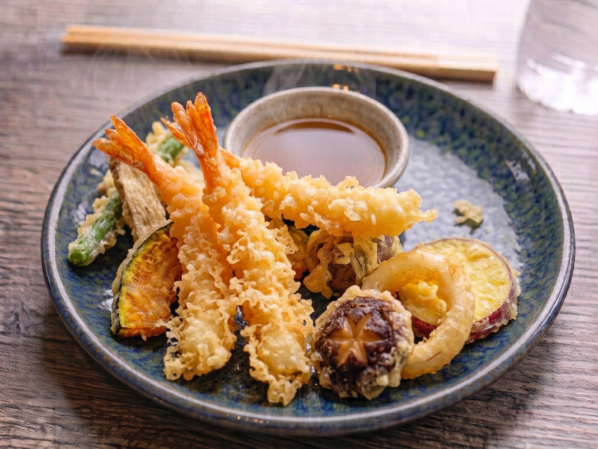 Shrimp & Vege Tempura (2 Shrimp + Vegetable).