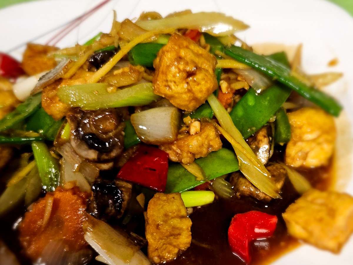 E79 Stir Fry Ginger Dinner.