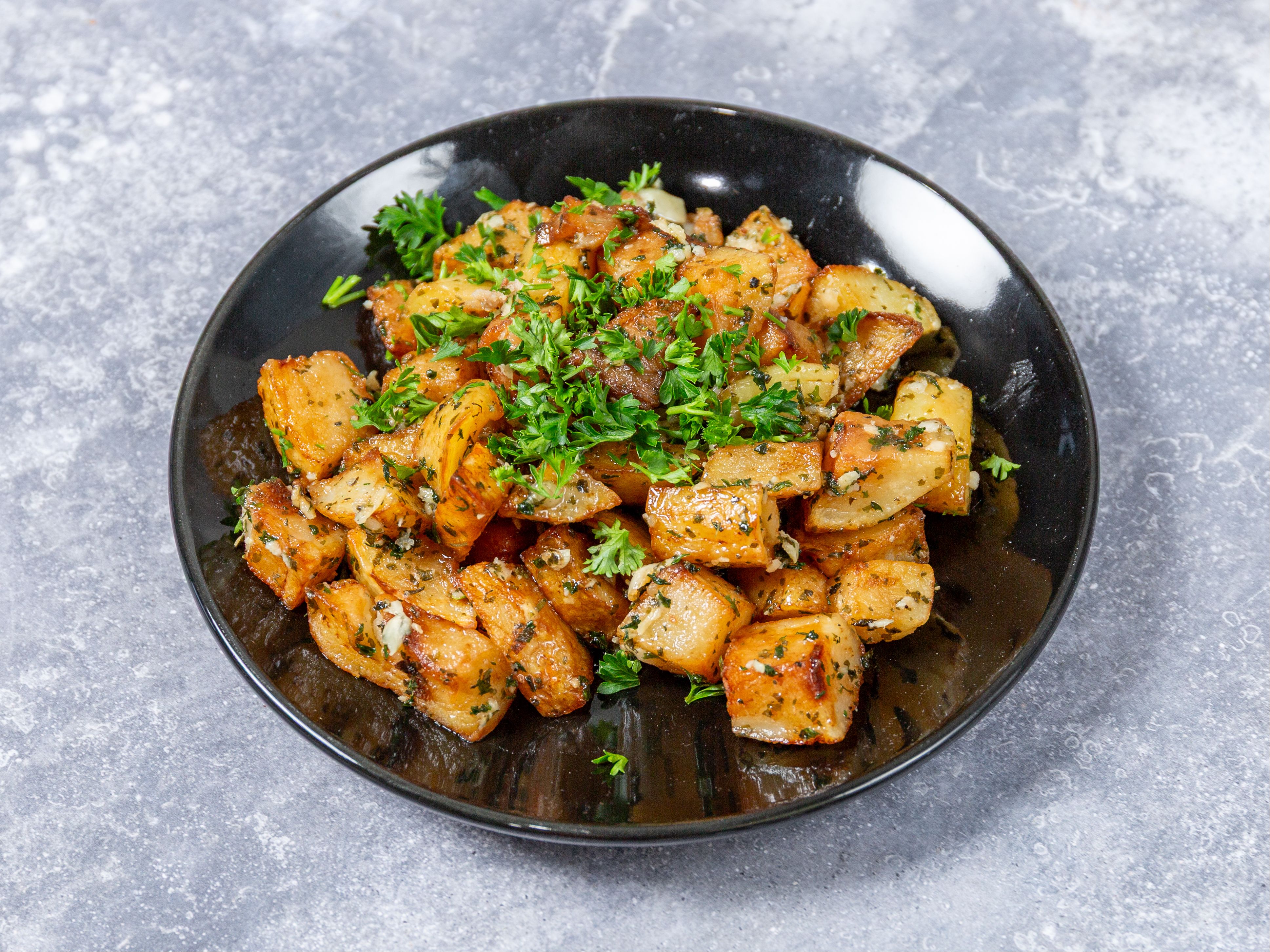 Garlic Cilantro Potatoes.