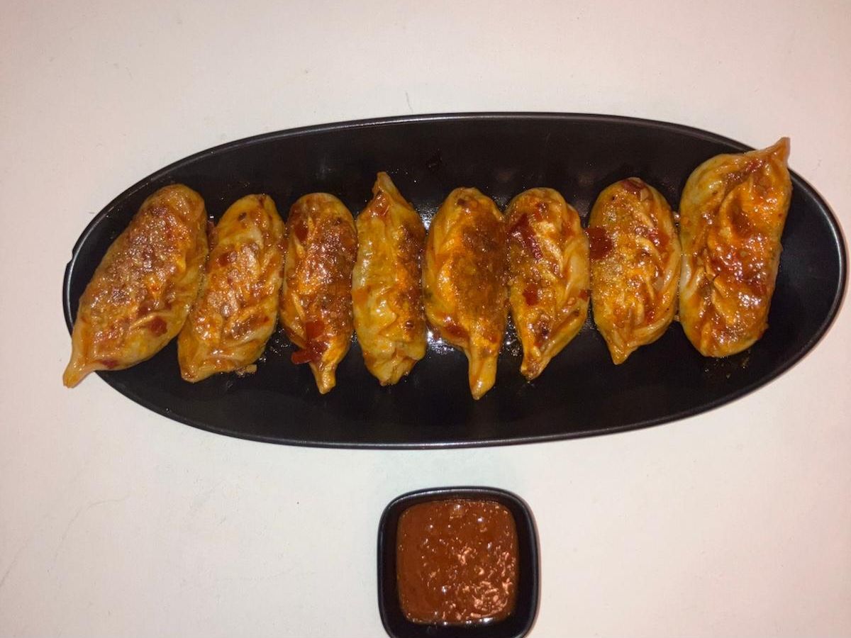 Schezwan Pan Fried Momo