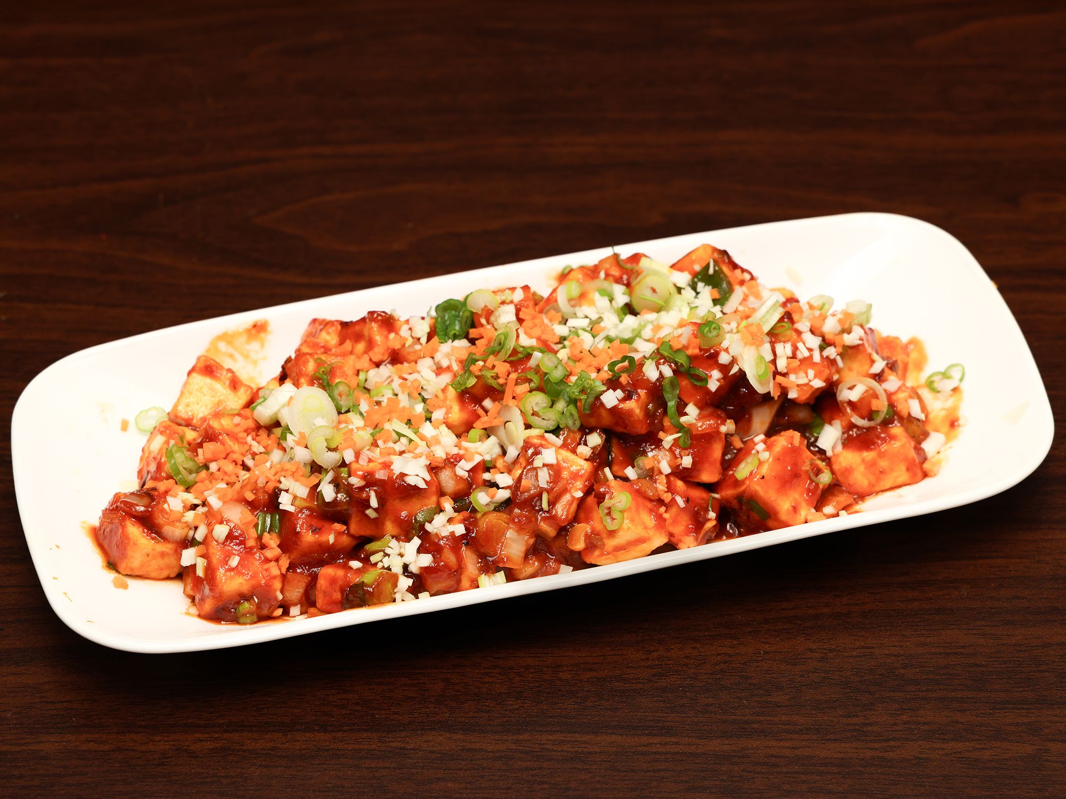 Paneer Manchurian.