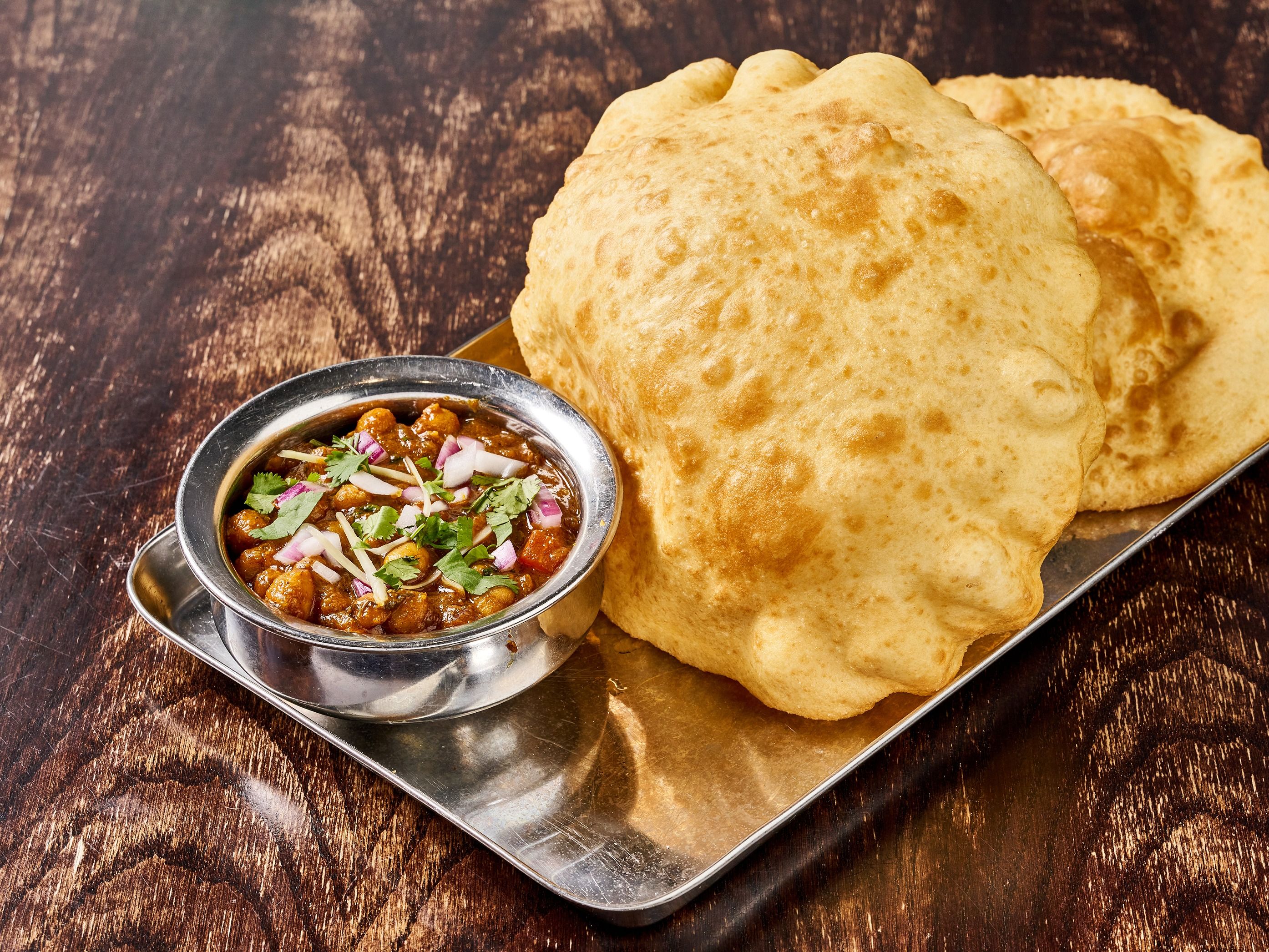 Delhi Special Chole Bature.