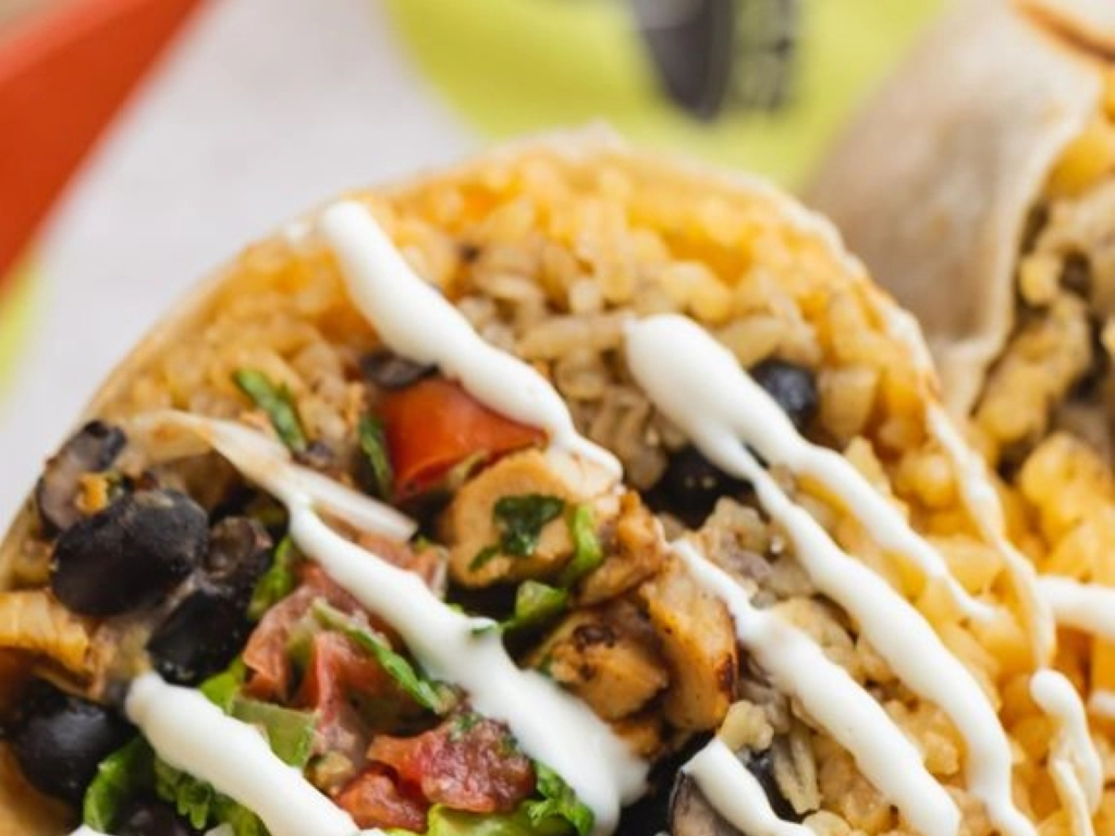 Sombrero Chicken Burrito.