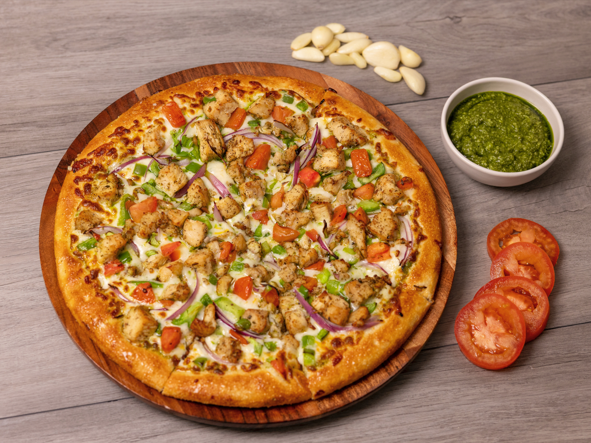 Pesto Chicken Pizza