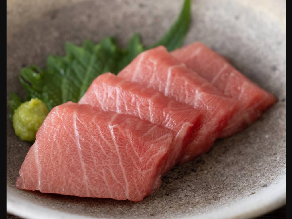 Bluefin Fatty Tuna (Maguro Toro) Sashimi