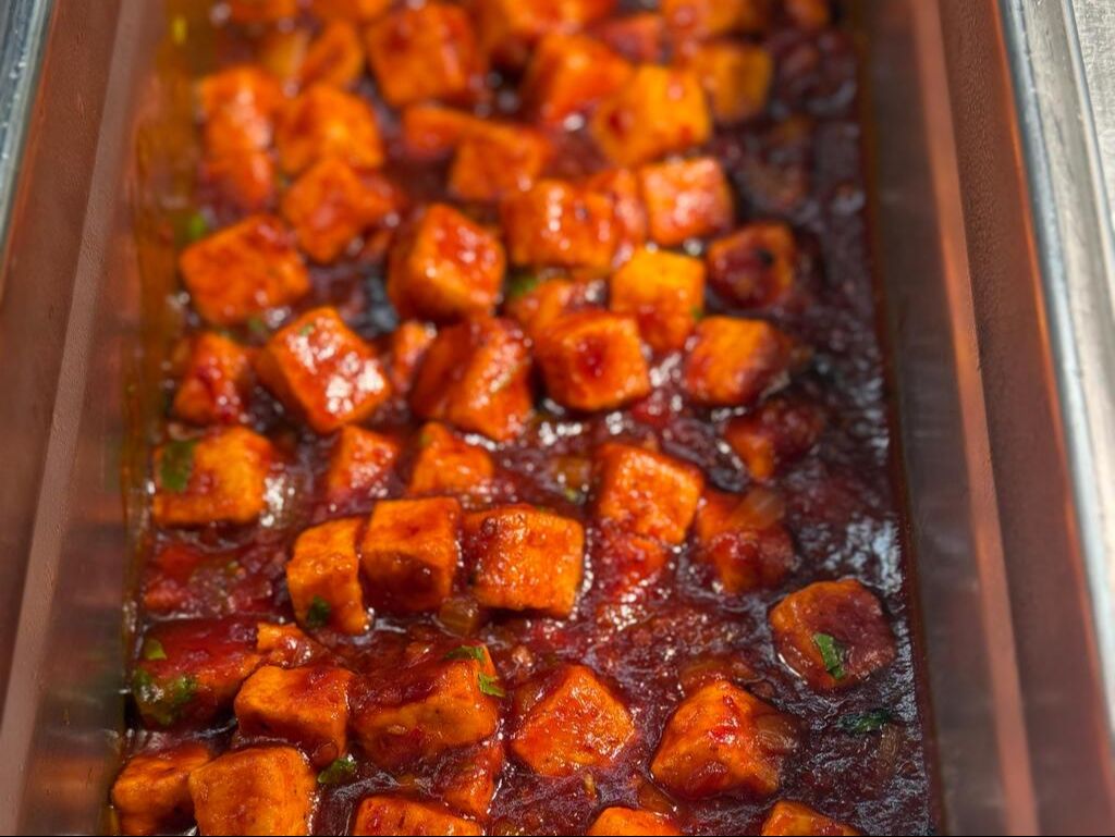 Paneer Manchurian.