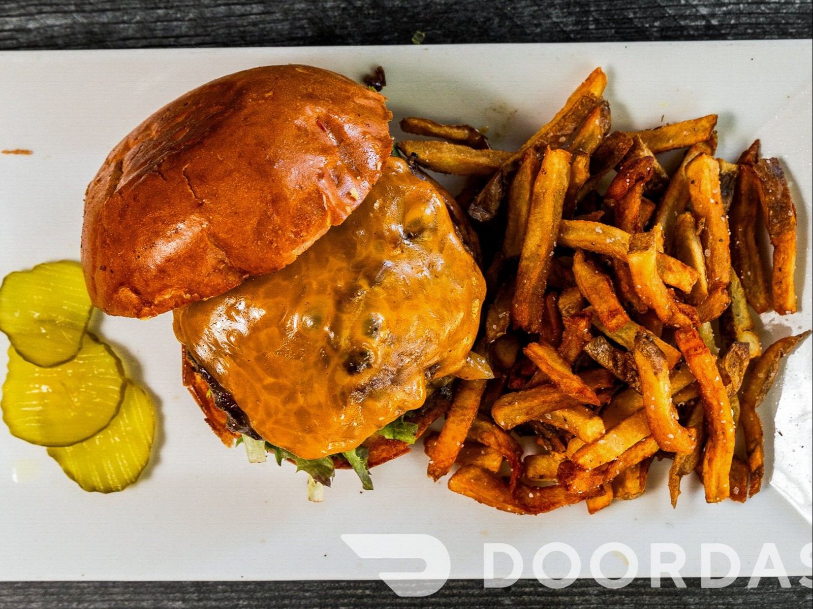 Bistro Double Burger.