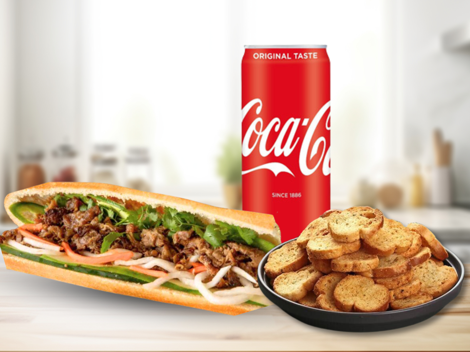Mi-Meal Grilled Pork / Bánh Mì Thịt Nướng.