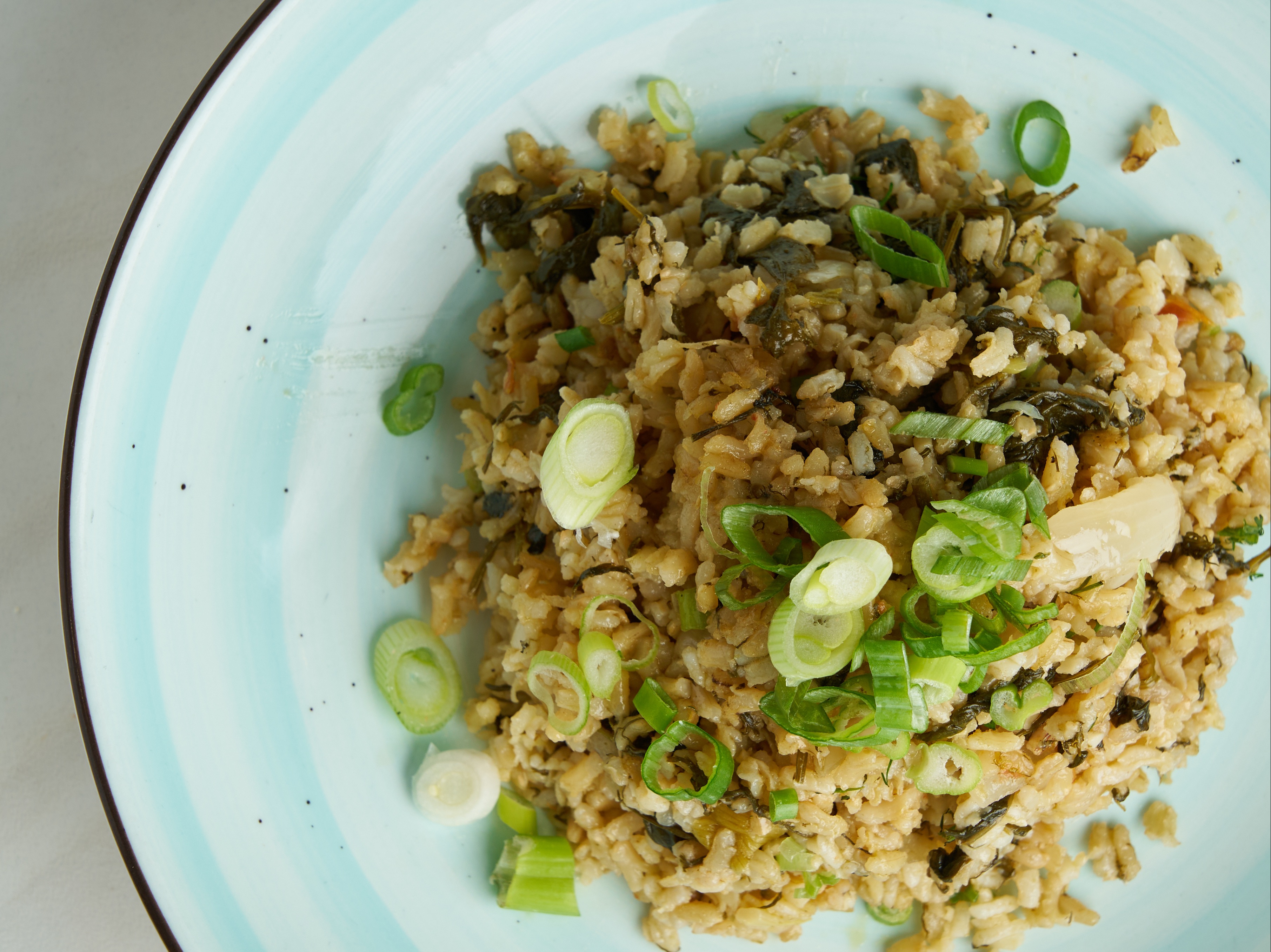 Spinach Brown Rice.