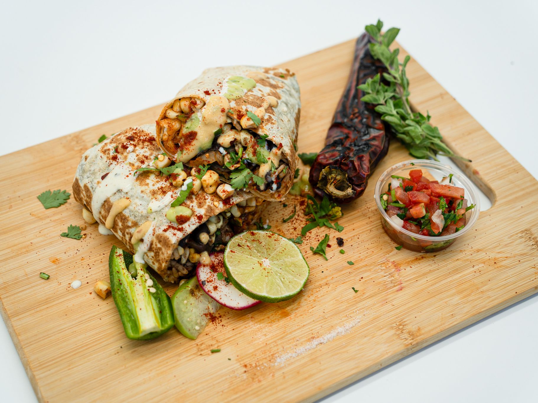 Image for Vegetarian Burrito .