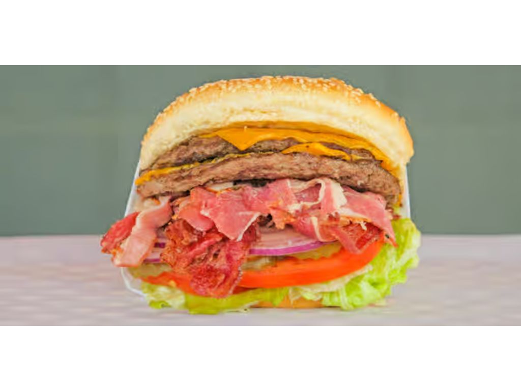Double Texas Pastrami Cheeseburgee.