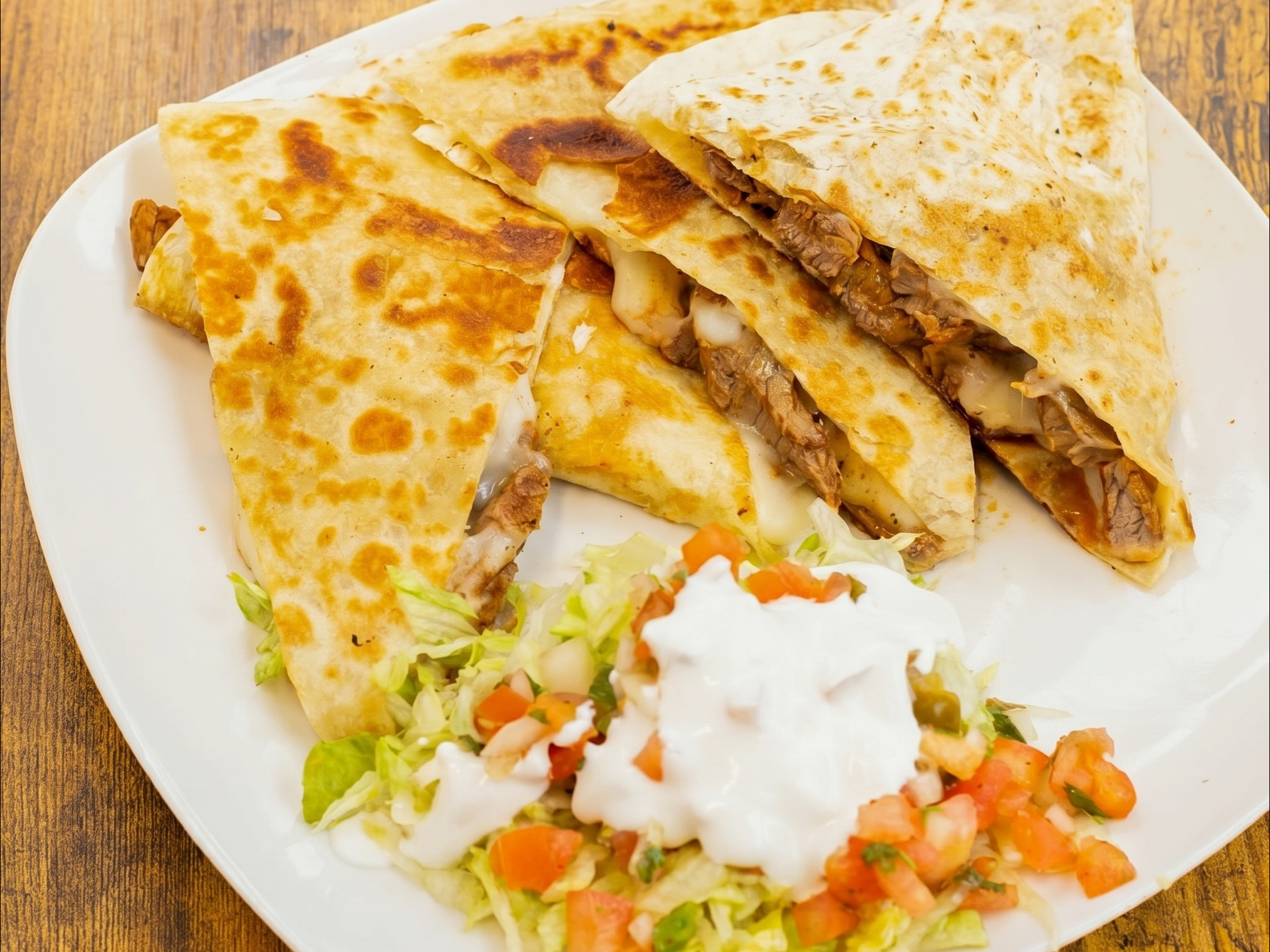 Al Pastor Quesadilla.