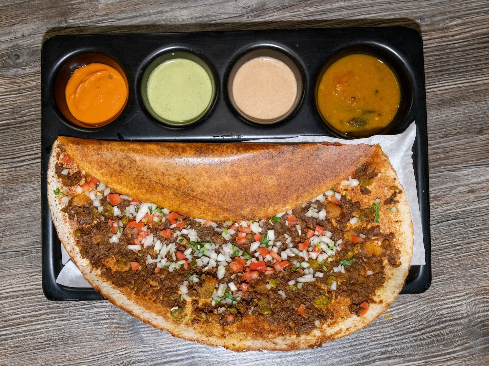 Beyond Karaikudi Vegan Dosa.