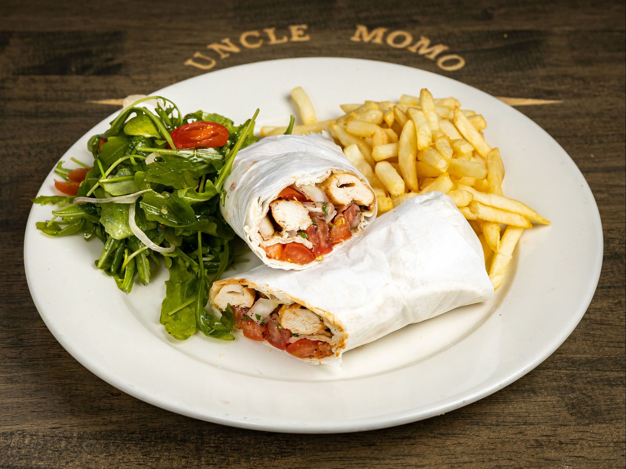 Chicken Shish Kabab Sandwich.